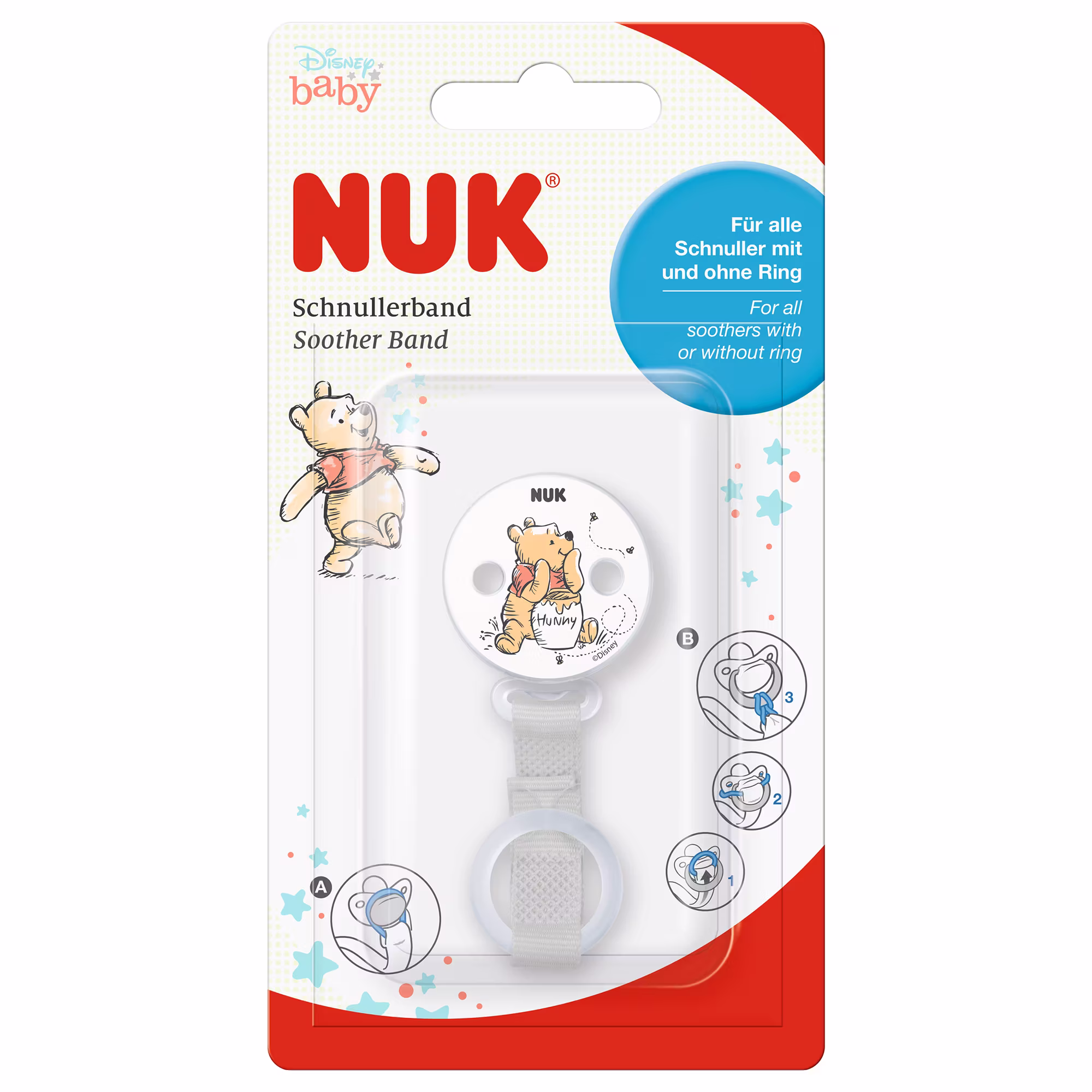 Schnullerband Winnie Puh - Jamouz