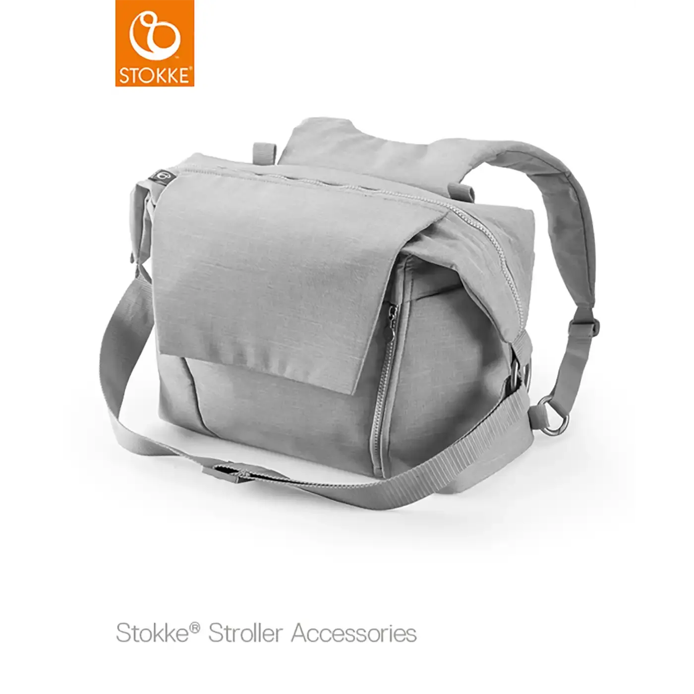 Wickeltasche Grey Melange - Jamouz