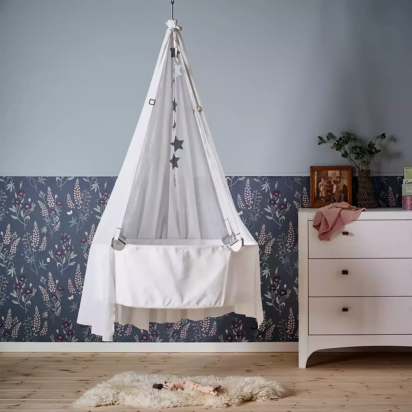 Himmel für Leander Classic™ Wiege Dusty Rose - Jamouz