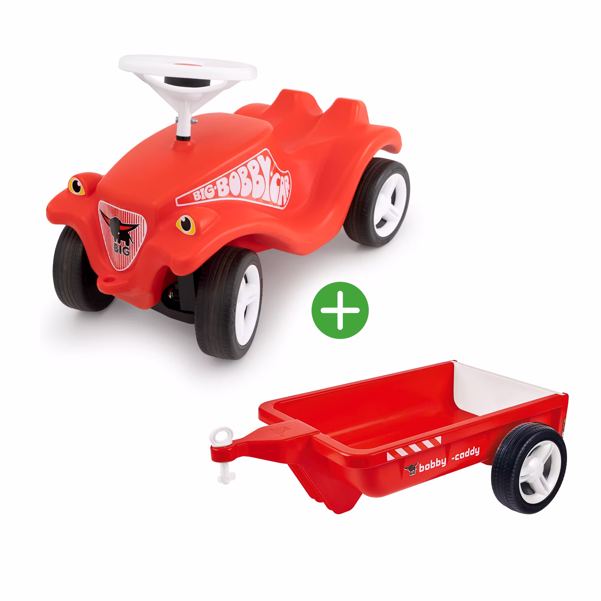 Set Bobby Car mit Bobby Caddy Anhänger - Jamouz