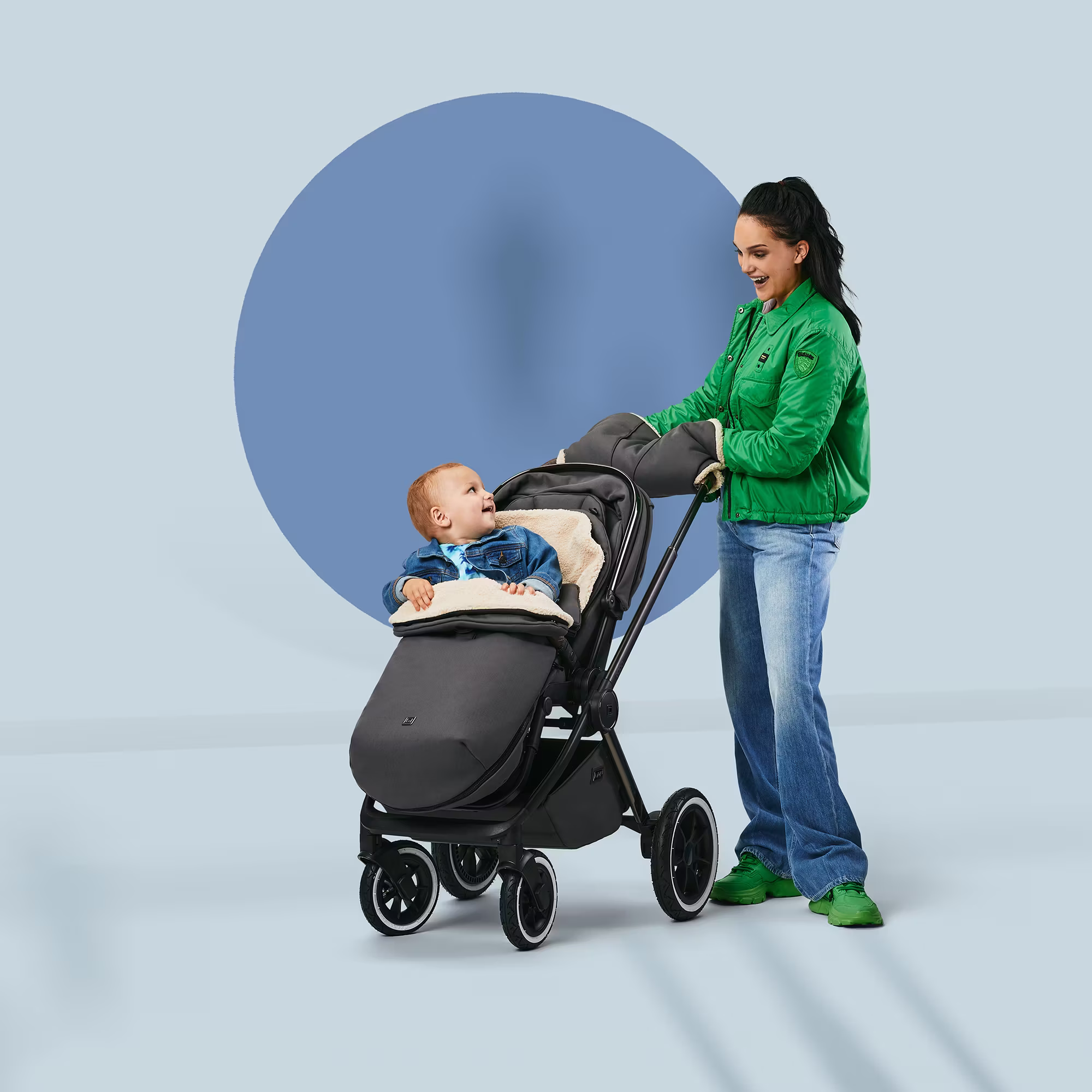 Premium Fußsack Moss Green - Jamouz