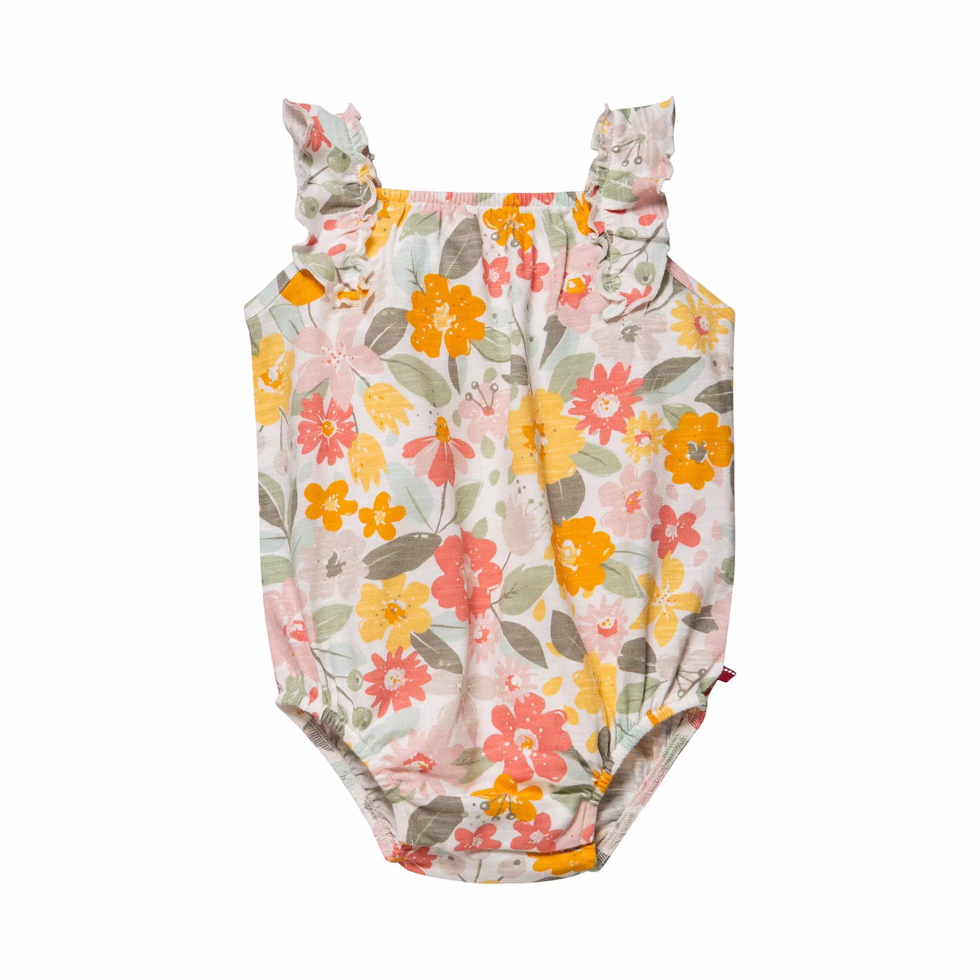Kurzarmbody Dschungelblumen - Jamouz