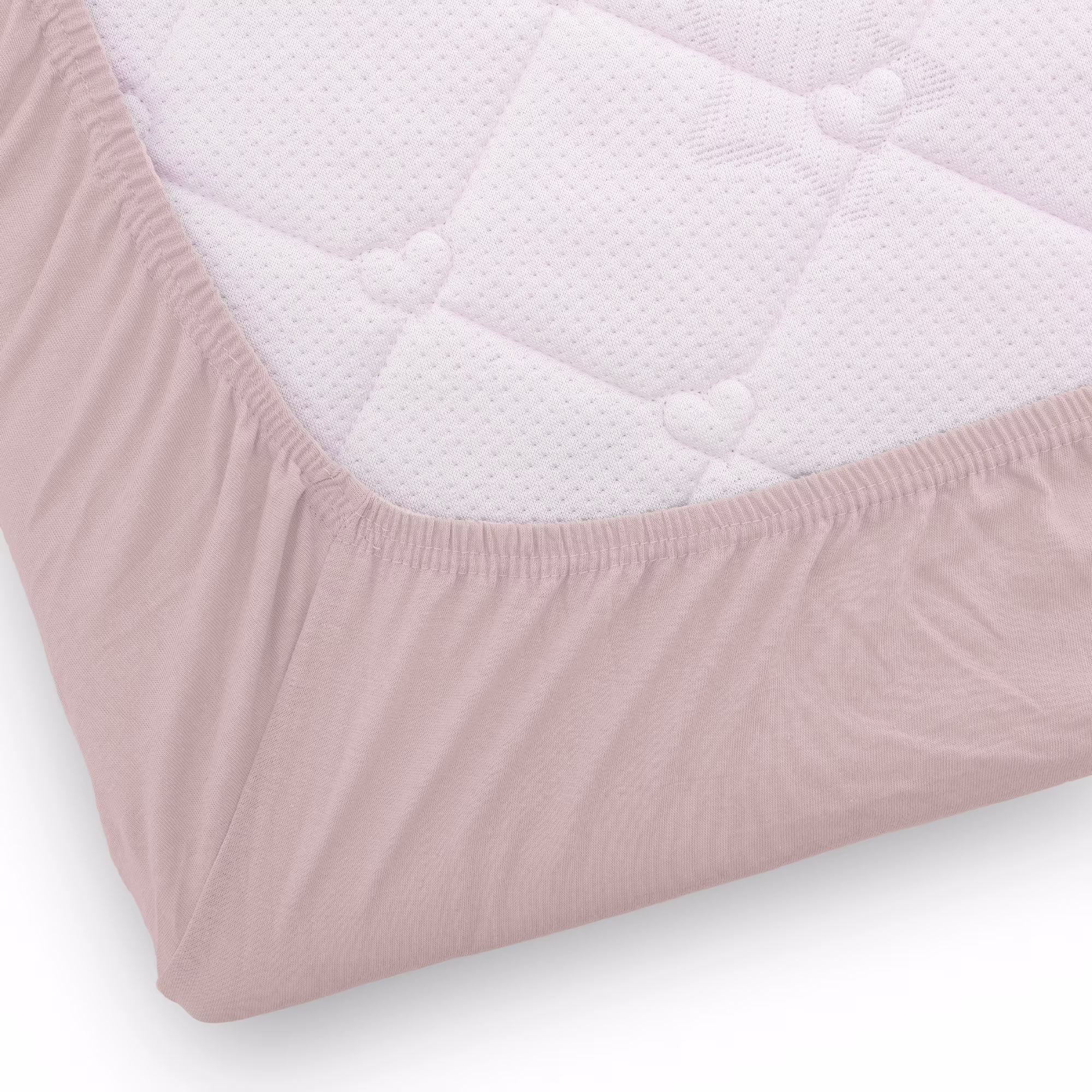 Jersey Spannbetttuch bis 70 x 140 cm Jersey Rose - Jamouz