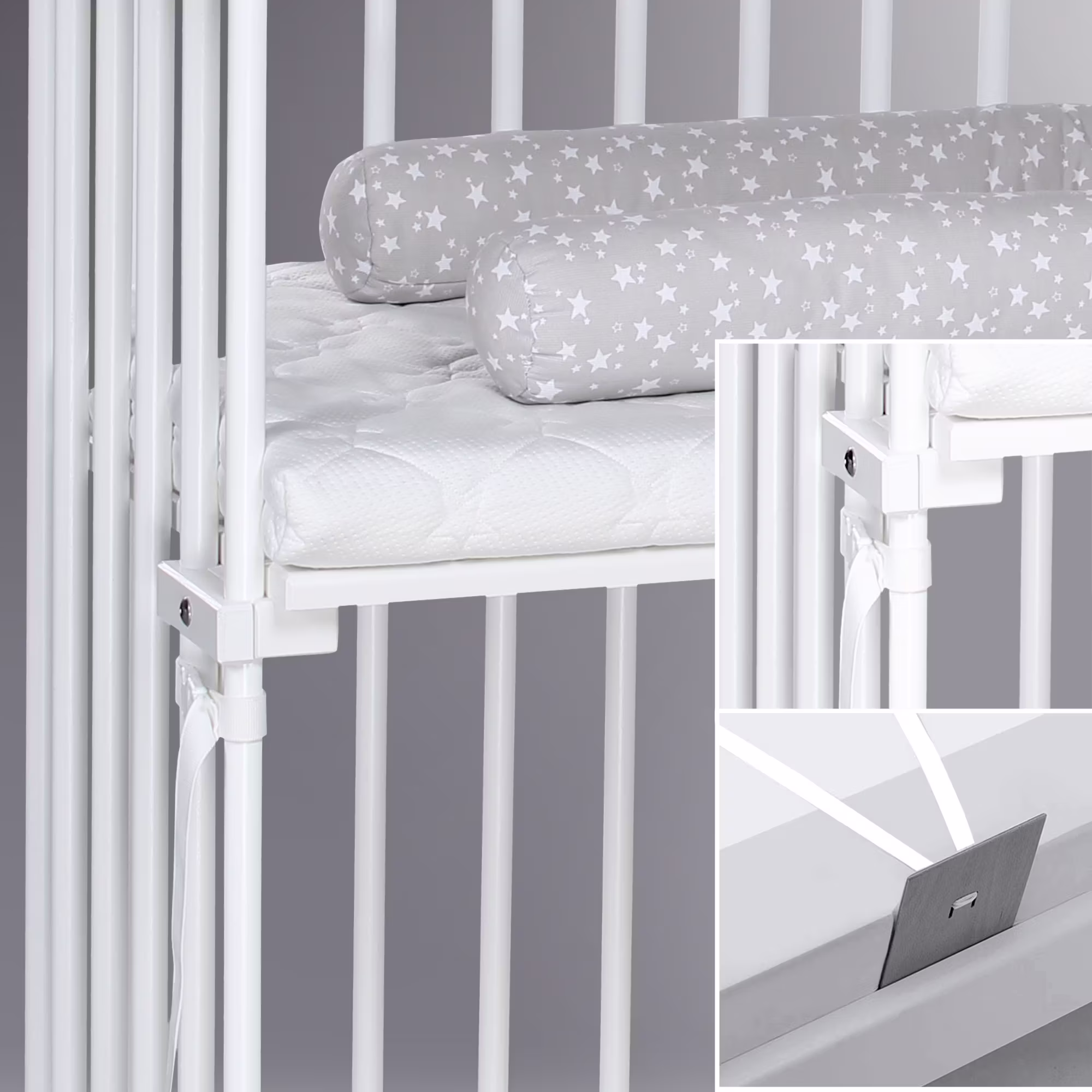 babybay Boxspring XXL weiß - Jamouz