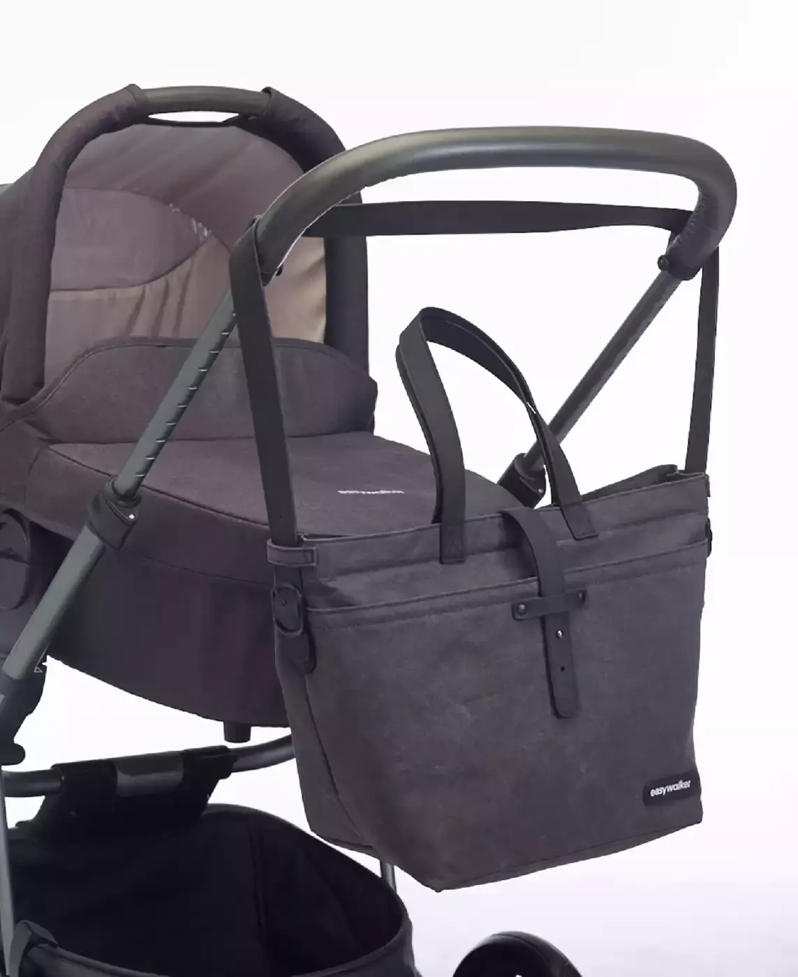 Wickeltasche Black Canvas - Jamouz