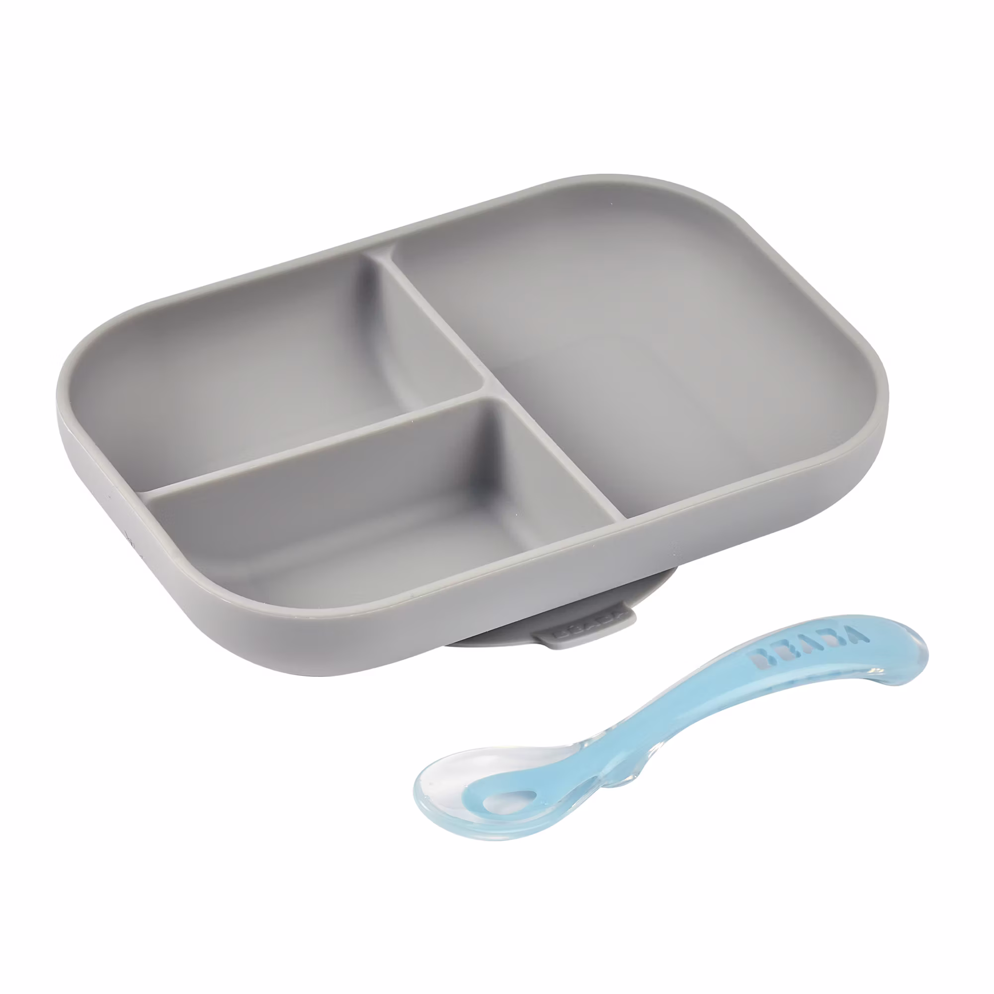 Geteilter Silikonteller & Löffel - Jamouz