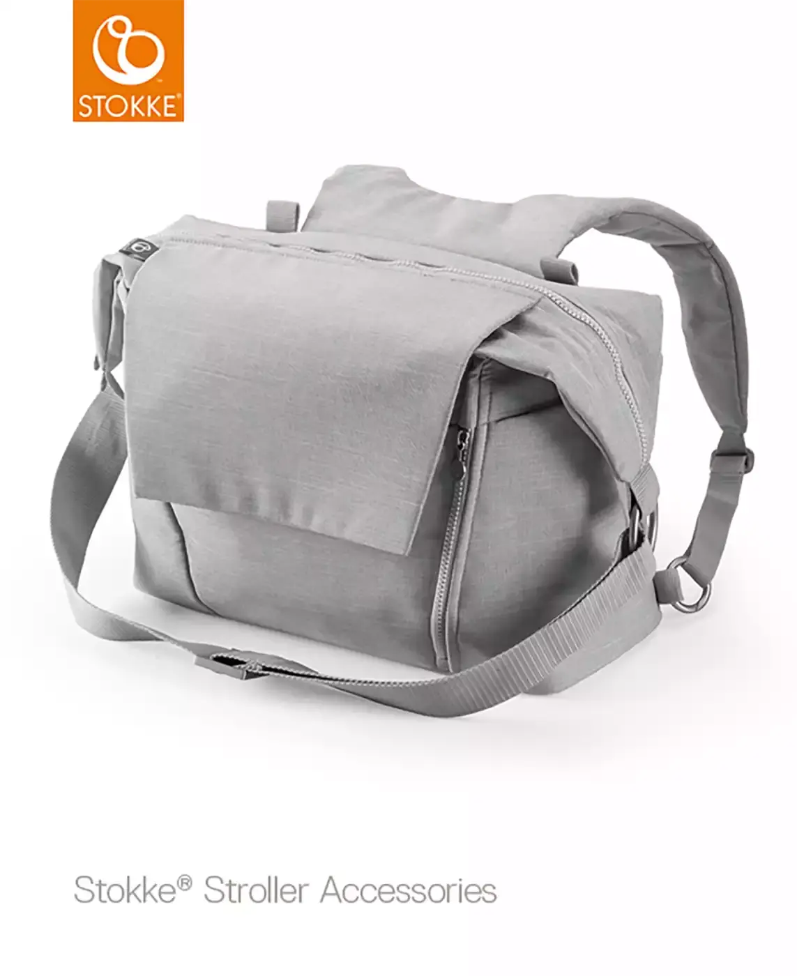 Wickeltasche Grey Melange - Jamouz