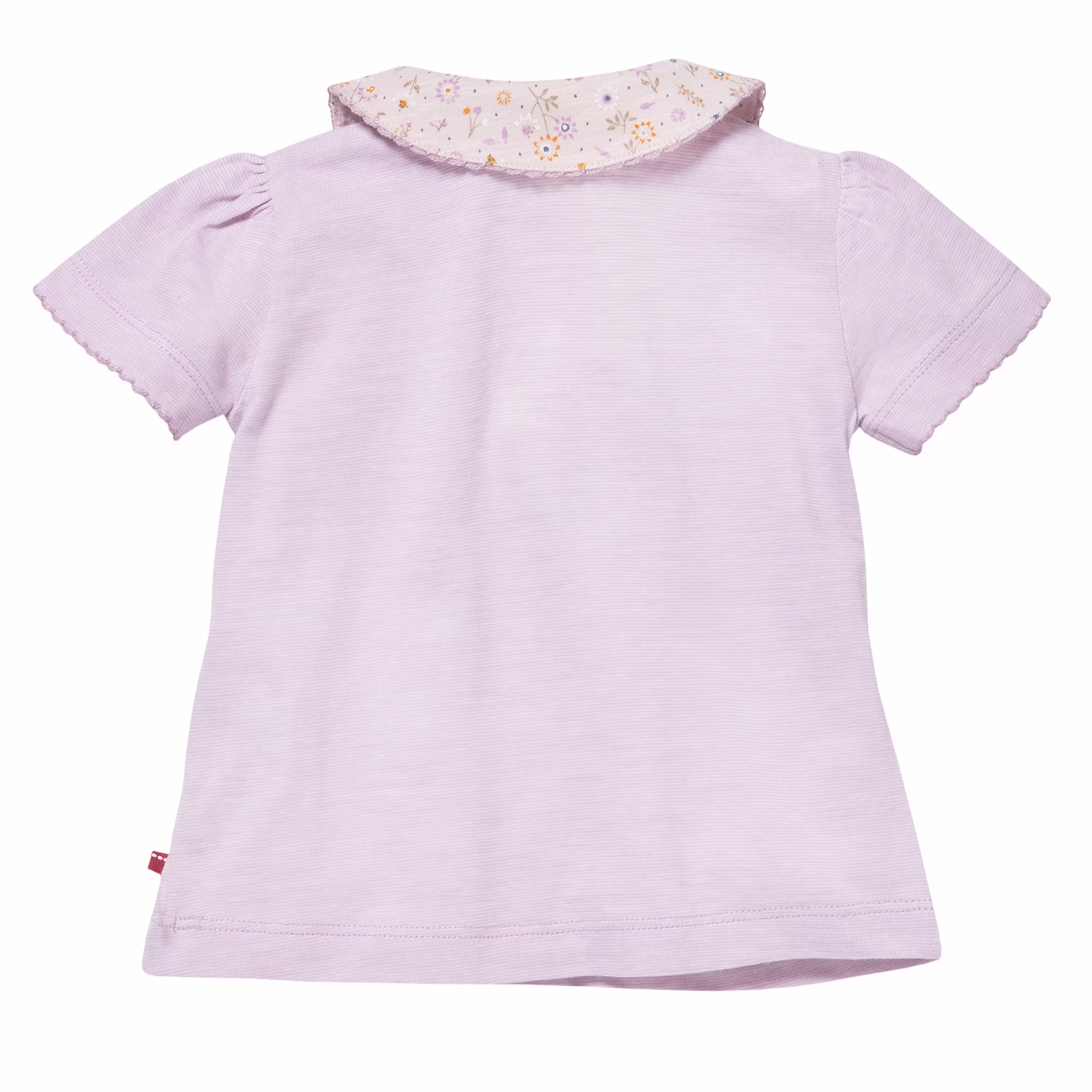 Kurzarm-Poloshirt Blumen - Jamouz