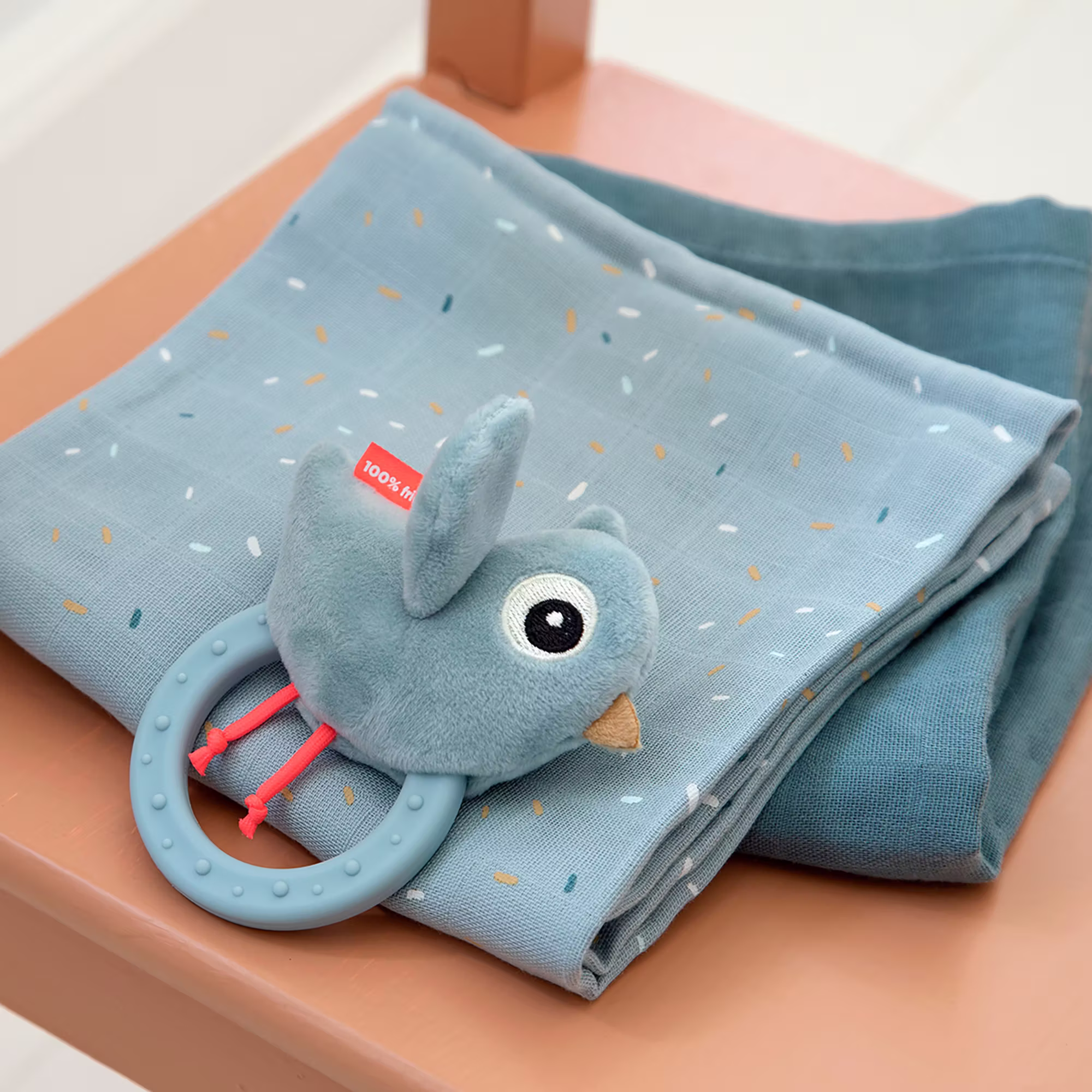 Sinnesrassel mit Beißring Birdee - Jamouz