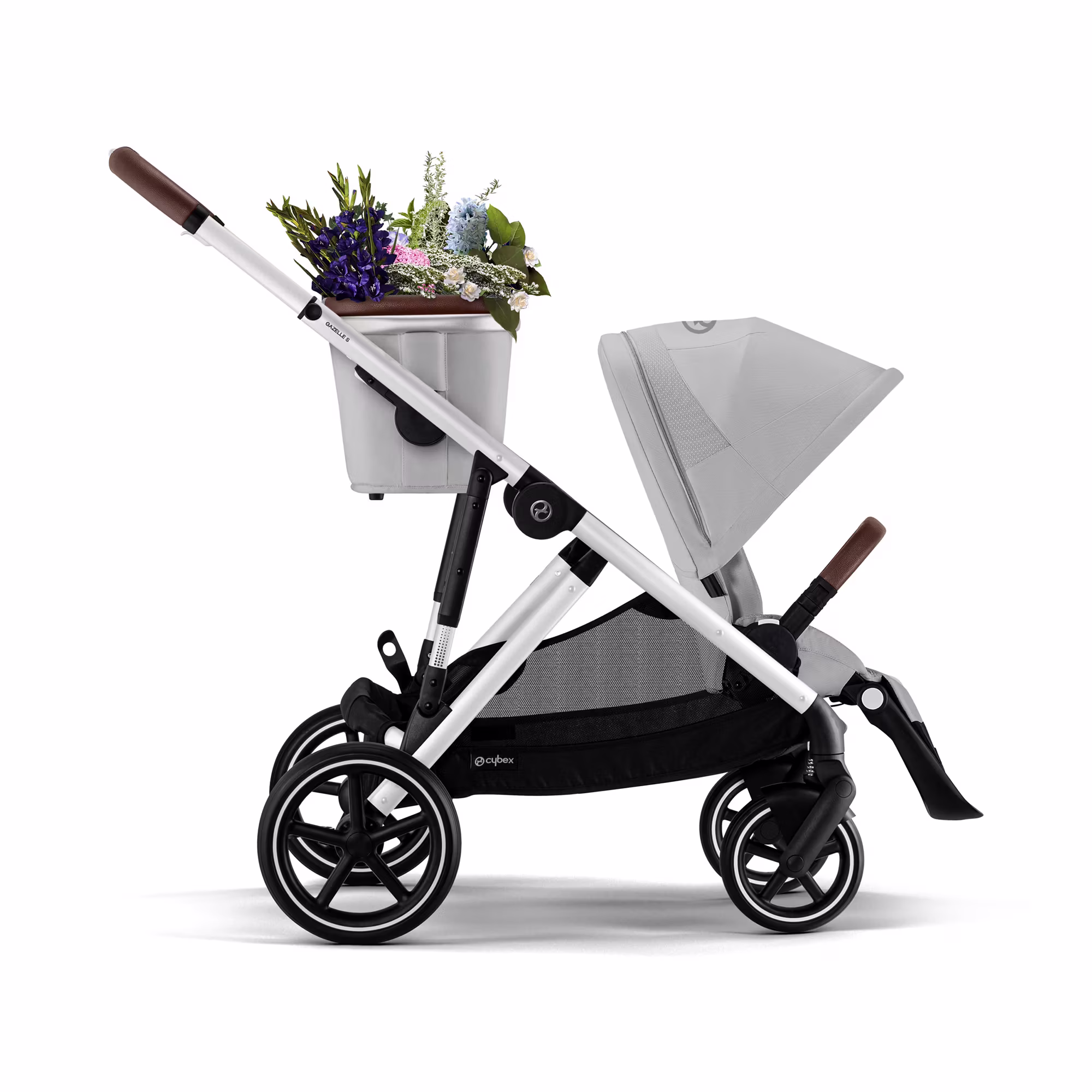 Gazelle S Lava Grey (Silver Frame) - Jamouz