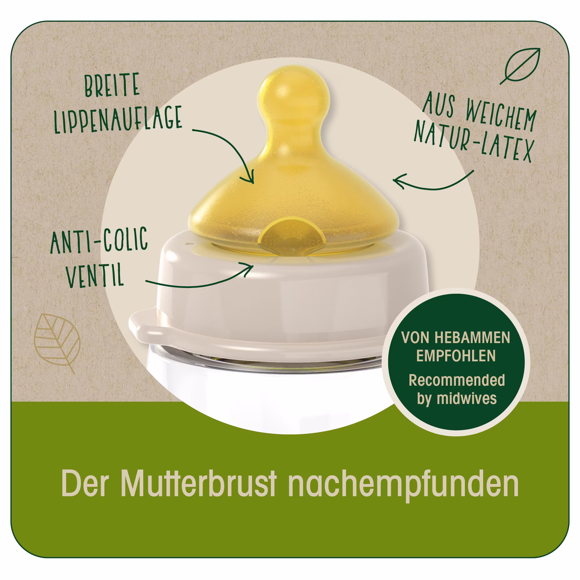 Cherry® Green Weithalsflasche 120 ml - Jamouz