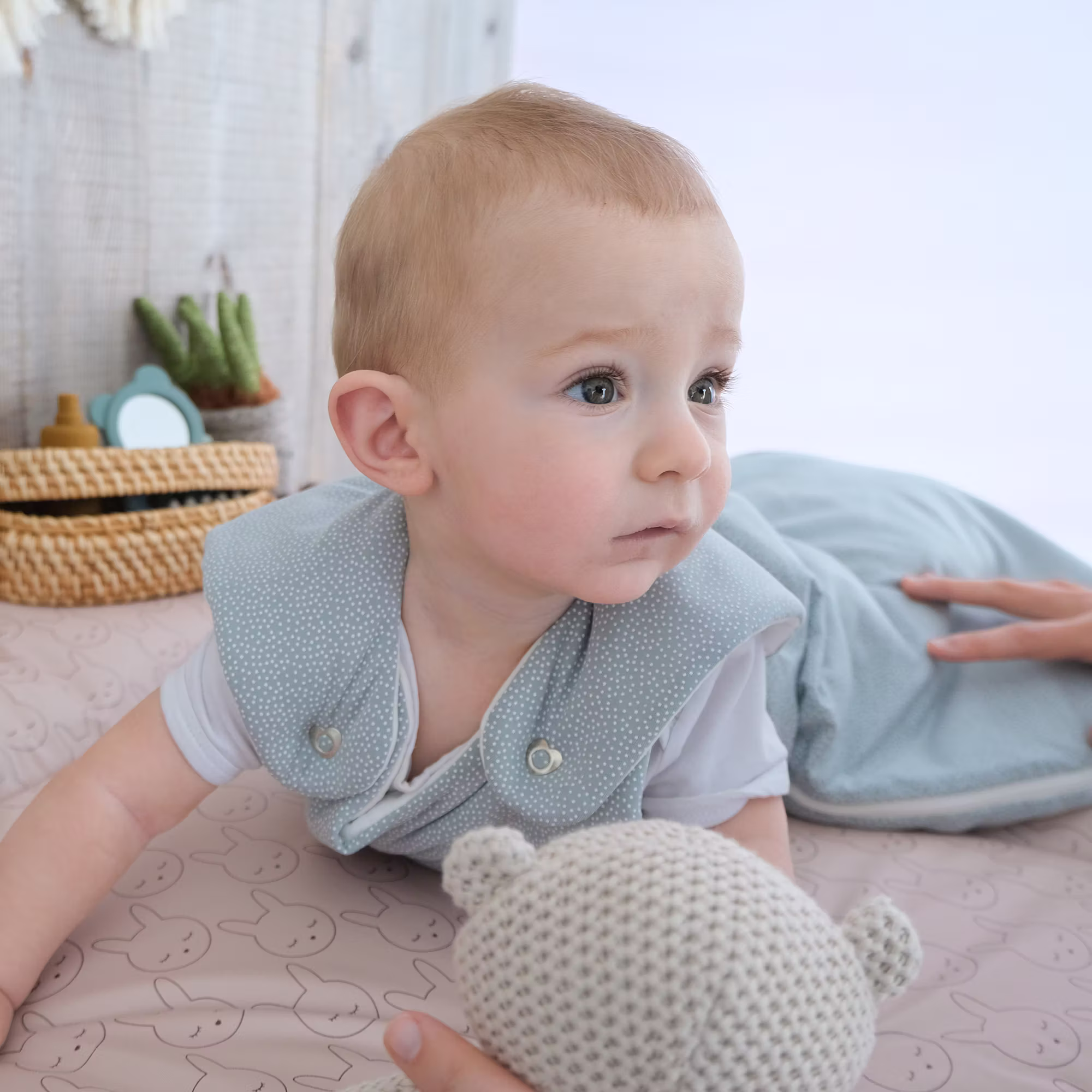 Schlafsack LIEBMICH Punkte Aqua 50/56 - Jamouz