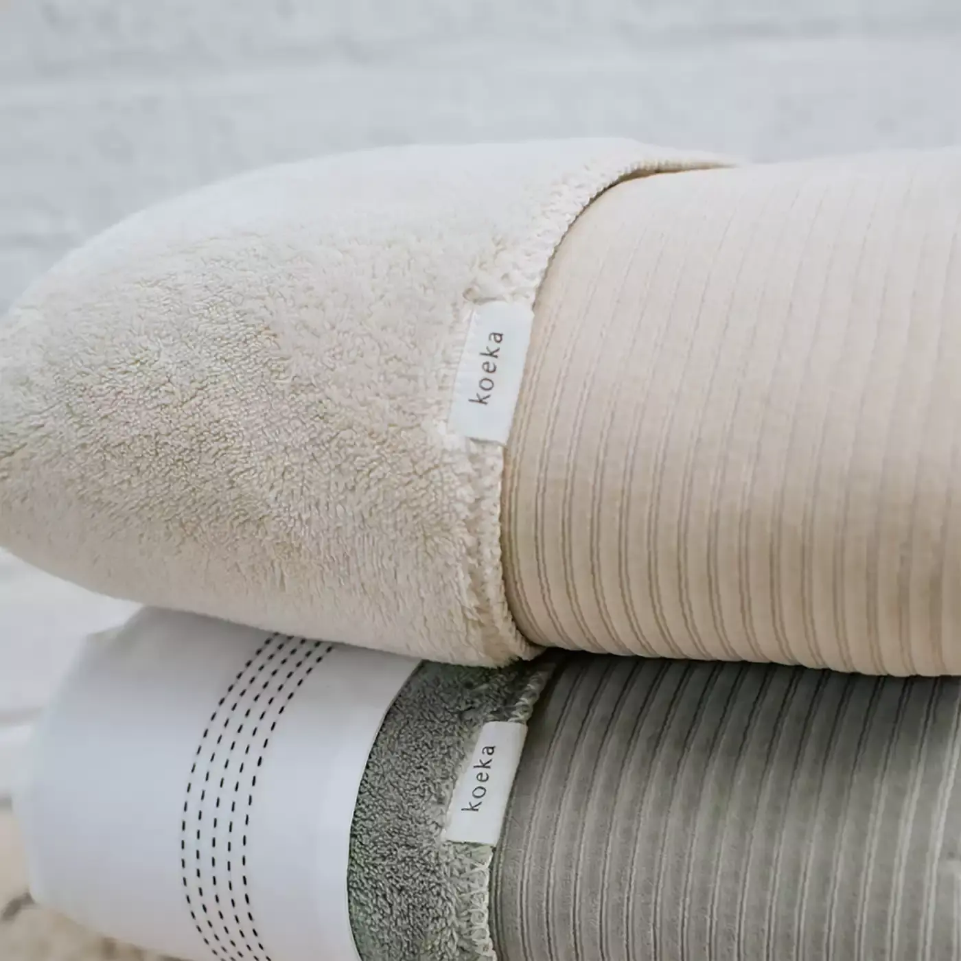 Babydecke Plüsch Vik Sand - Jamouz