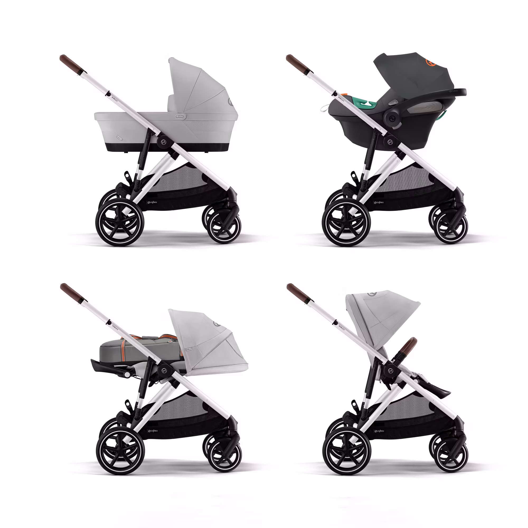 Gazelle S Lava Grey (Silver Frame) - Jamouz