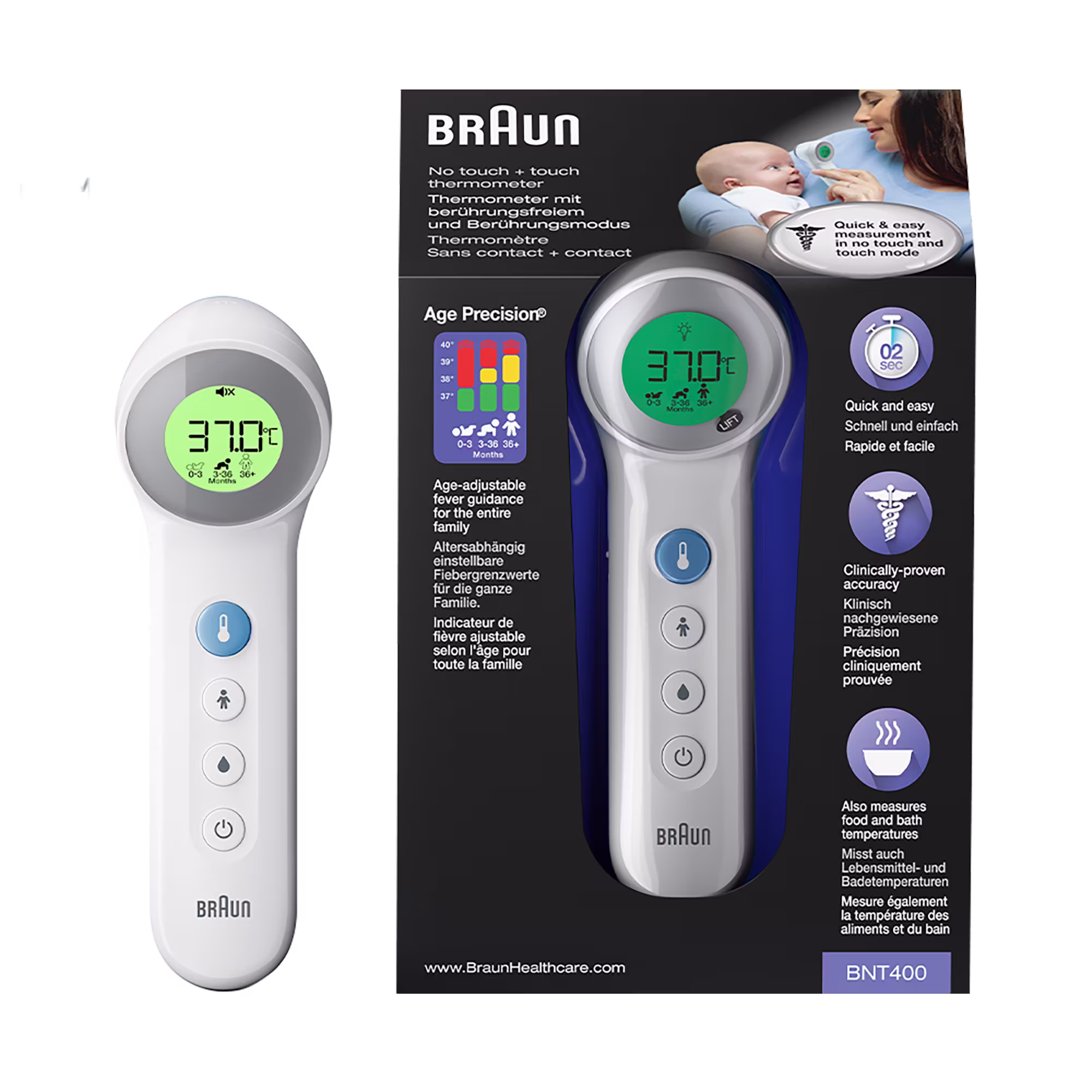 Stirn-Thermometer Age Precision® - Jamouz