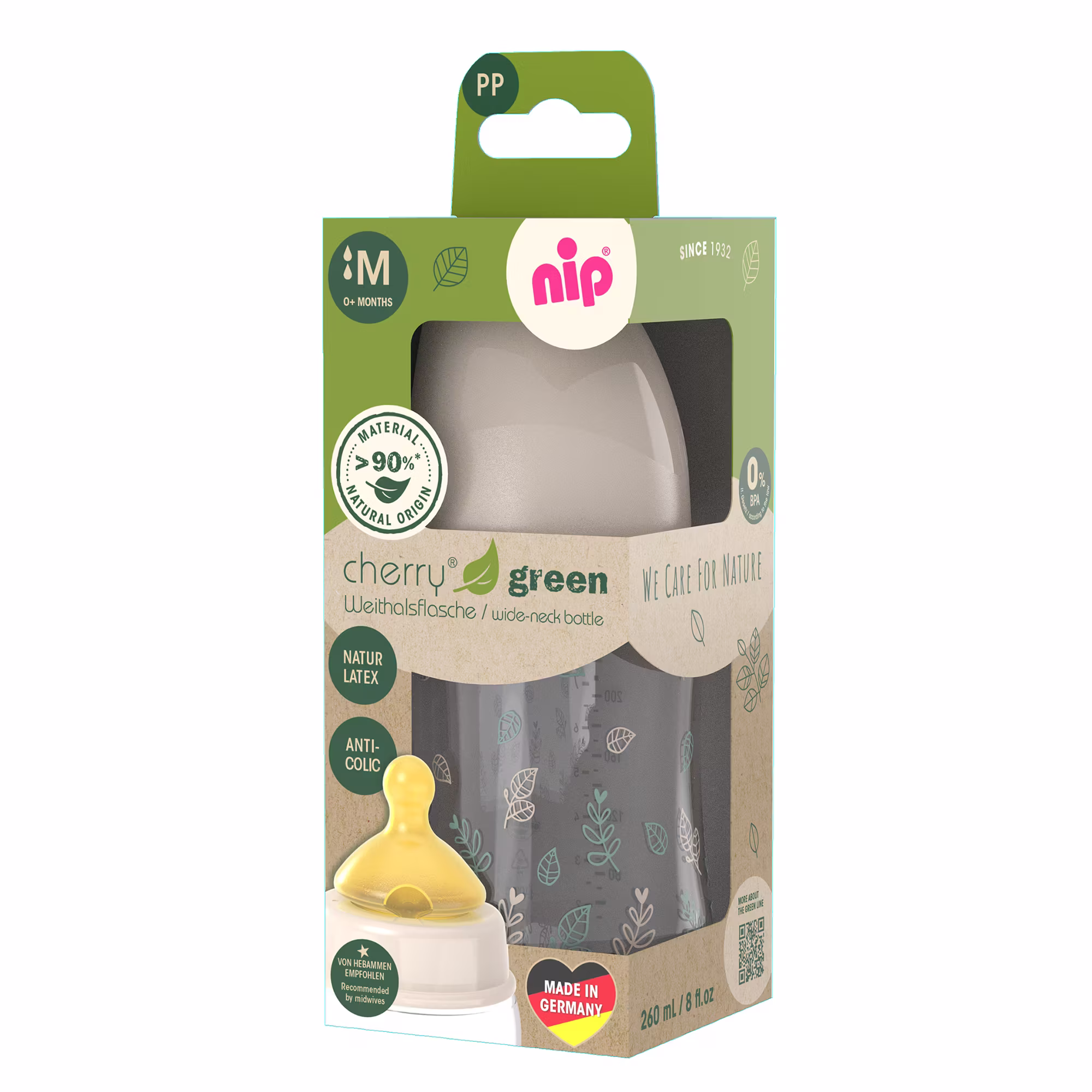 Weithalsflasche Cherry Green 260ml - Jamouz