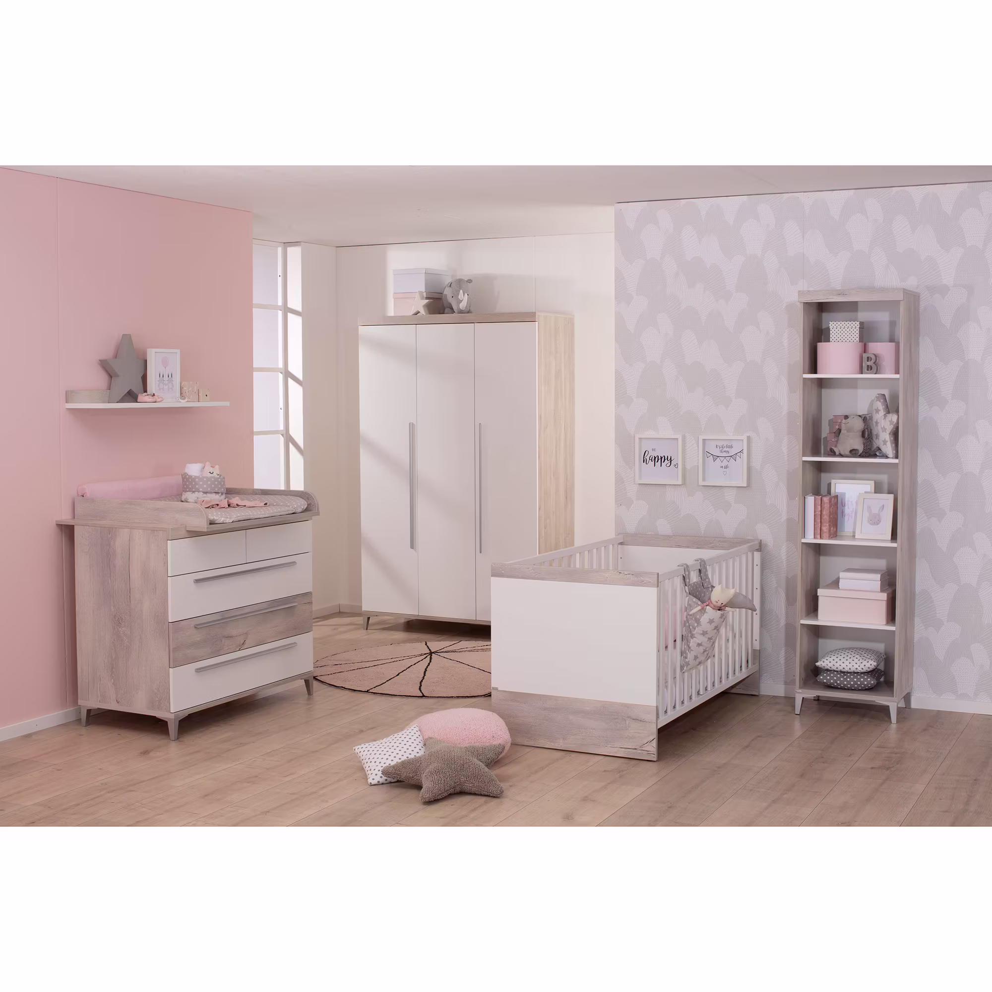 3-teiliges Spar-Set Babyzimmer Mathea - Jamouz