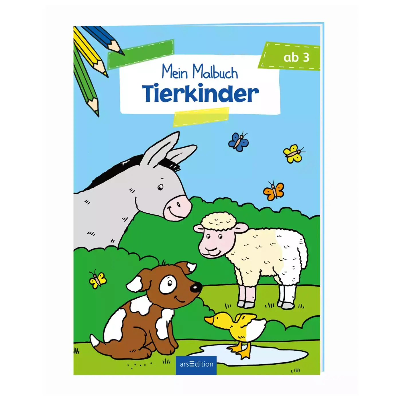 Mein Malbuch - Tierkinder - Jamouz