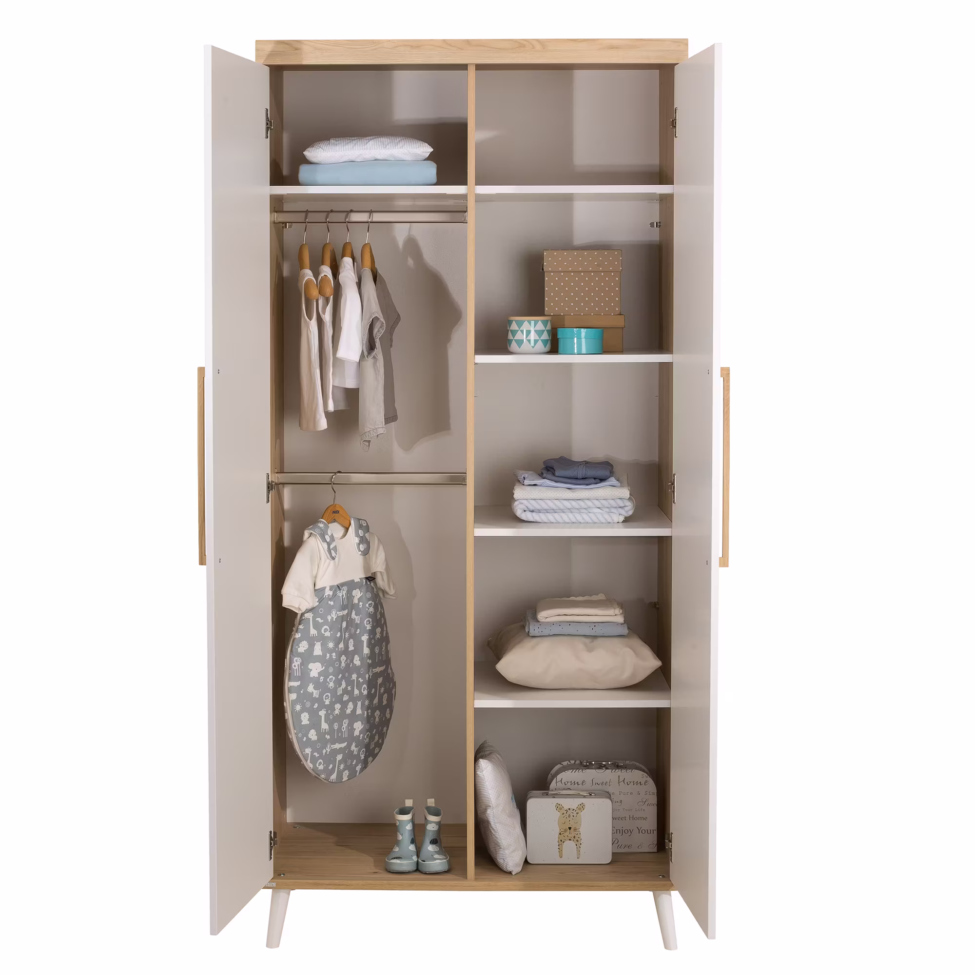 4-teiliges Spar-Set Babyzimmer Valentina - Jamouz