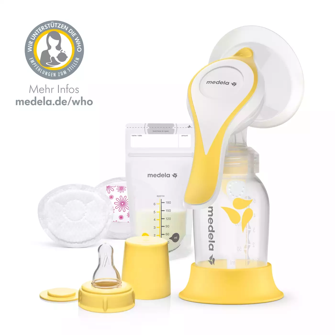 Harmony Flex Hand-Milchpumpe Essential-Set - Jamouz