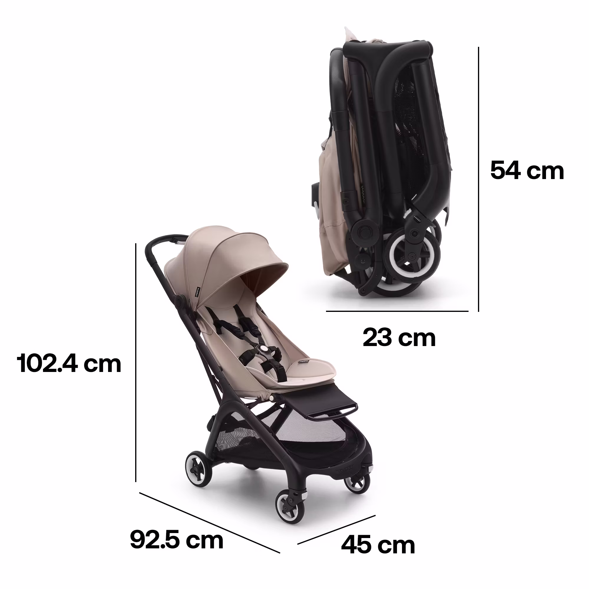 Butterfly Reise-Kinderwagen Stormy Blue - Jamouz