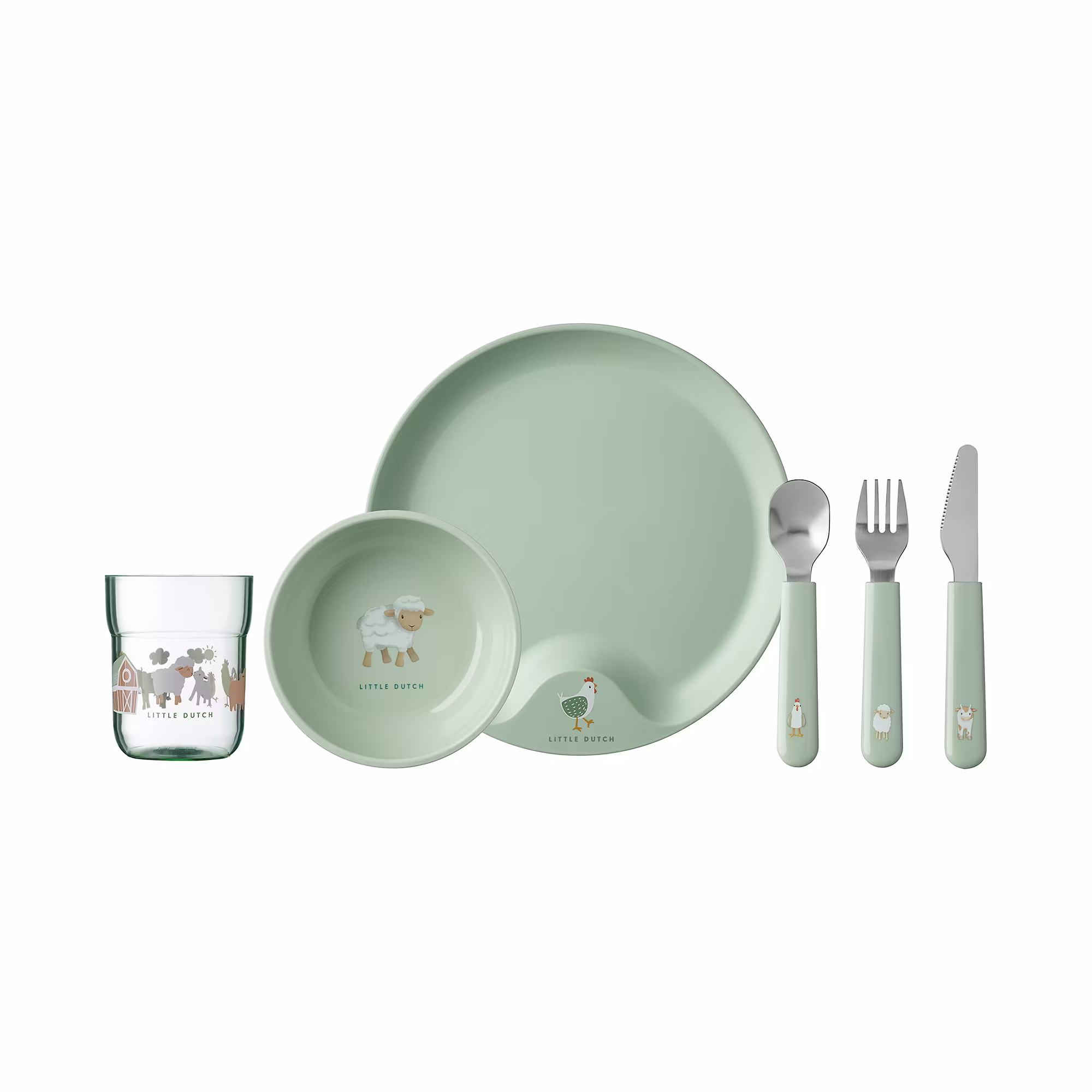 6er-Set Kindergeschirr Mio Little Farm - Jamouz