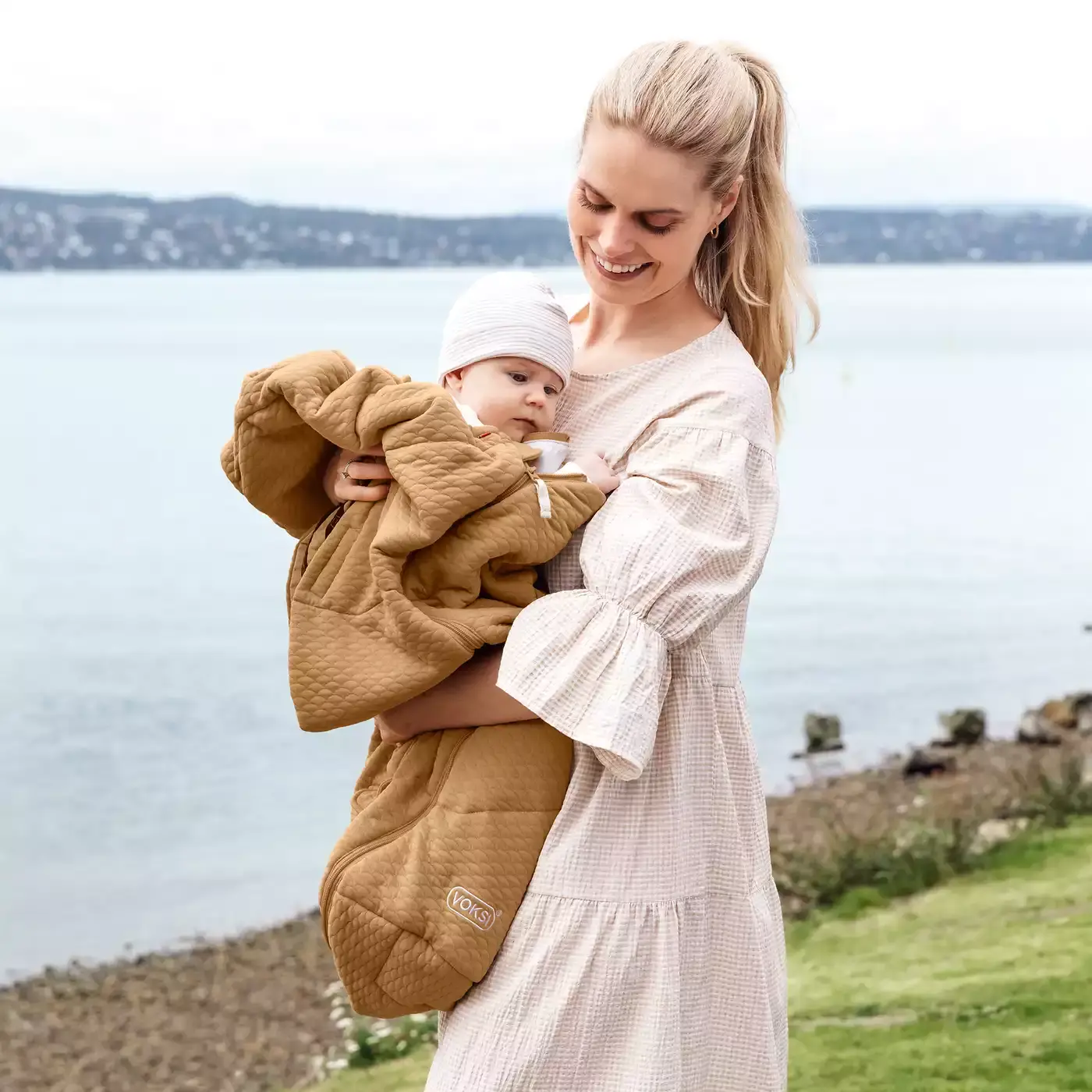Fußsack Breeze Light Warm Beige - Jamouz