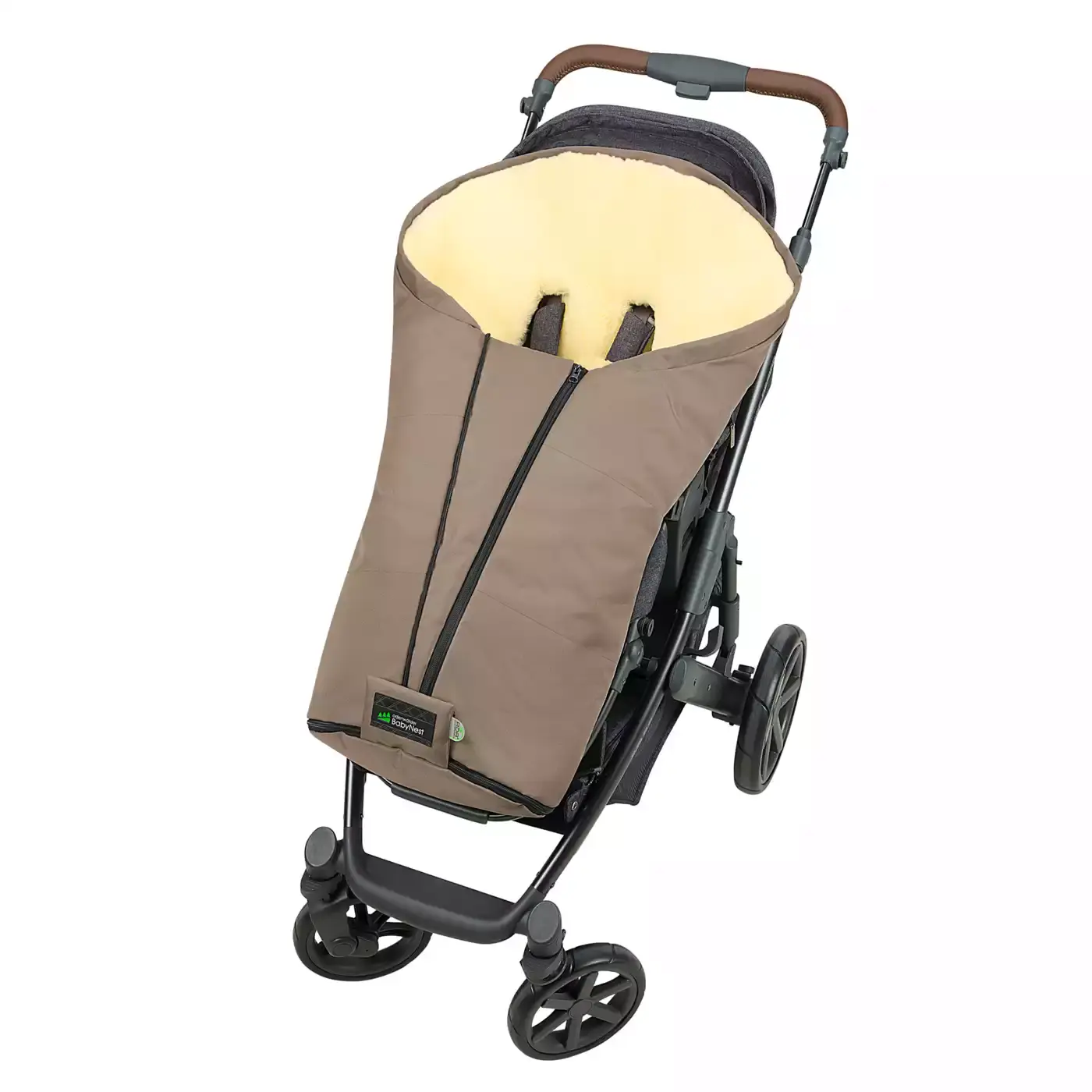 Lammfell-Fußsack Henry Chocolate - Jamouz