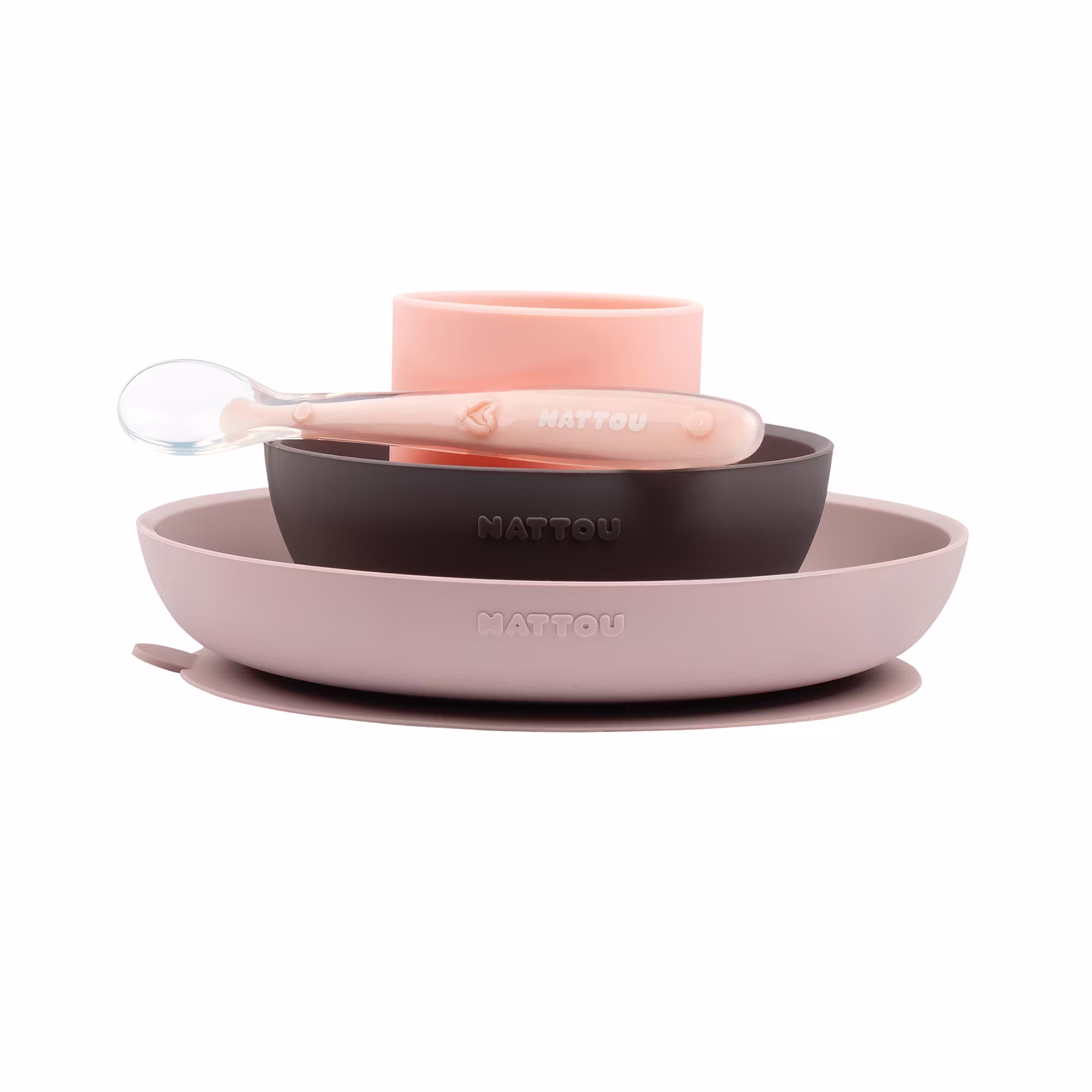 Esslern-Set rosa/aubergine - Jamouz