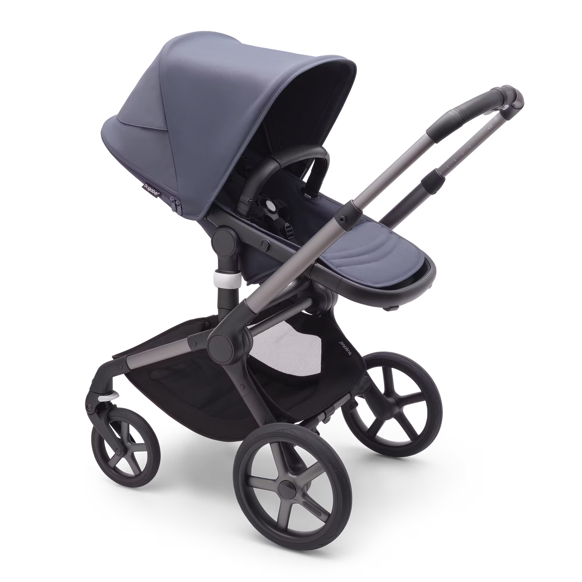 Fox 5 2-in-1 Komfort-Kinderwagen Schwarz/Forest Green - Jamouz