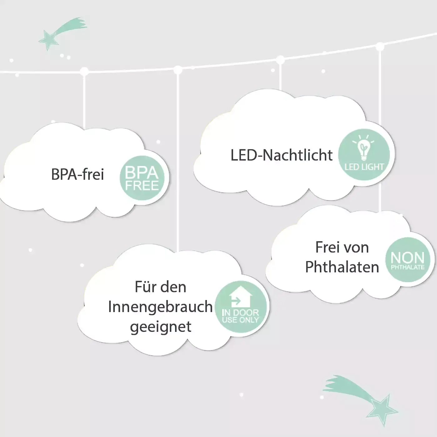 Nachtlicht Mini Zoo Nilpferd - Jamouz