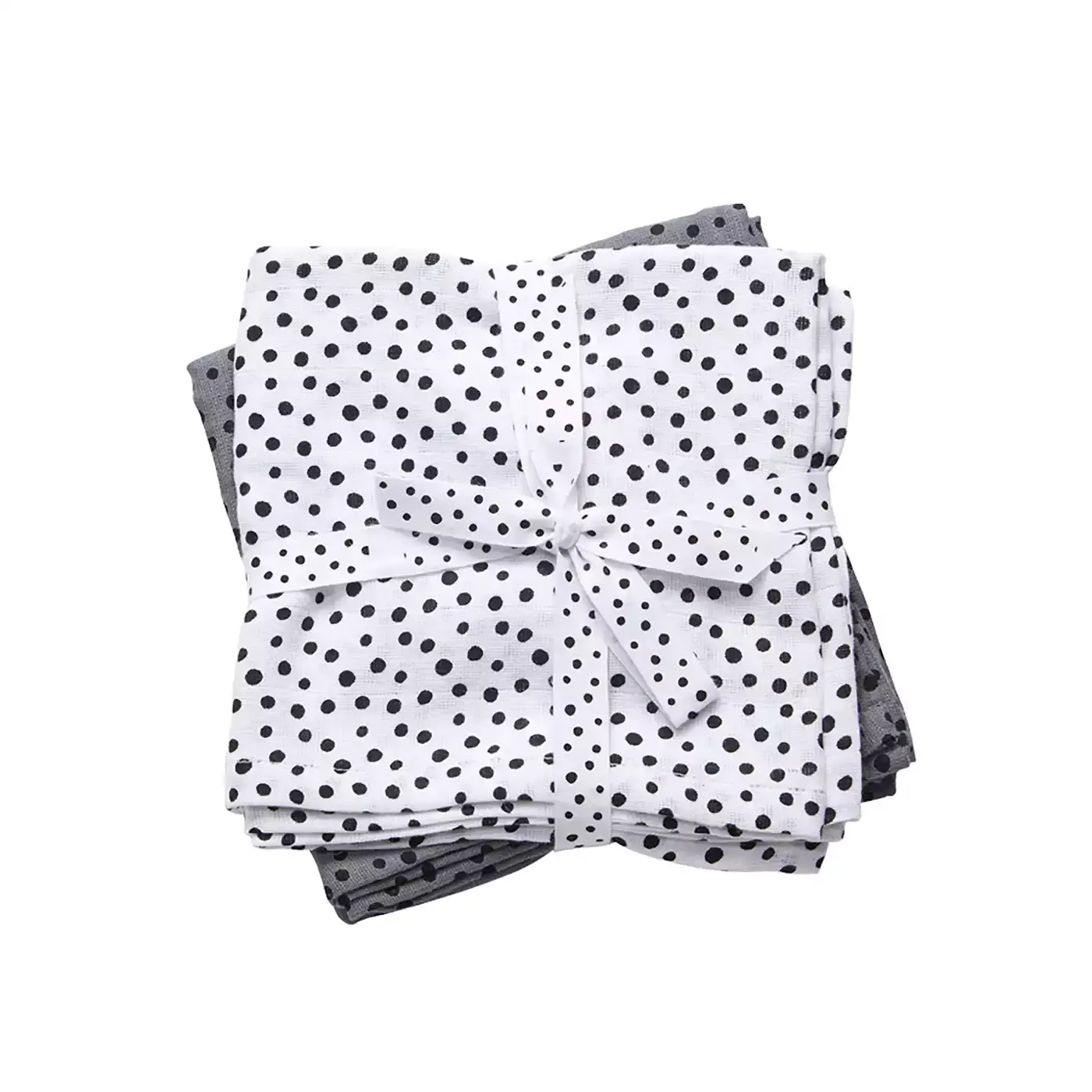 Mullwindeln Happy Dots Grey - Jamouz