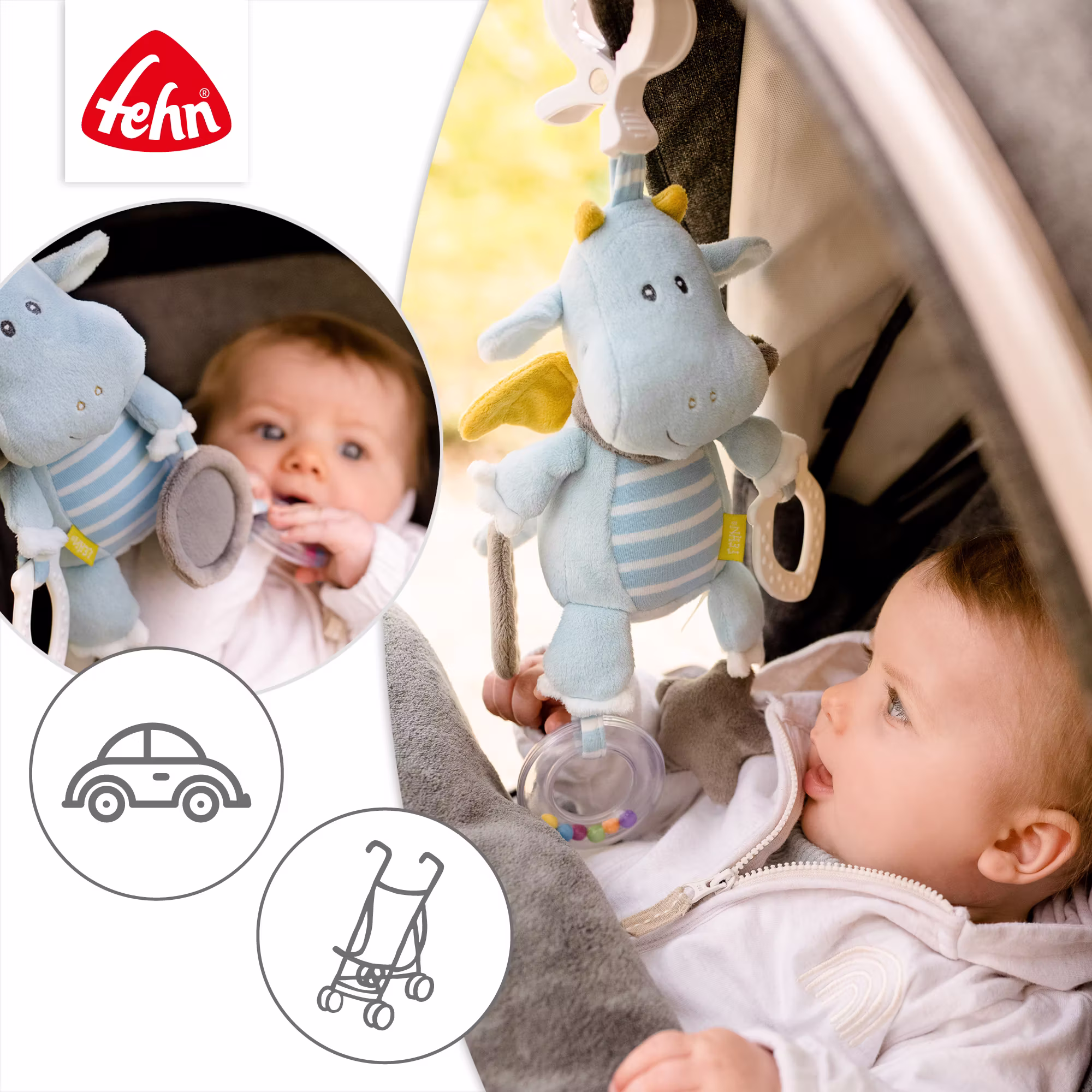 Activity-Drache mit Klemme - Jamouz