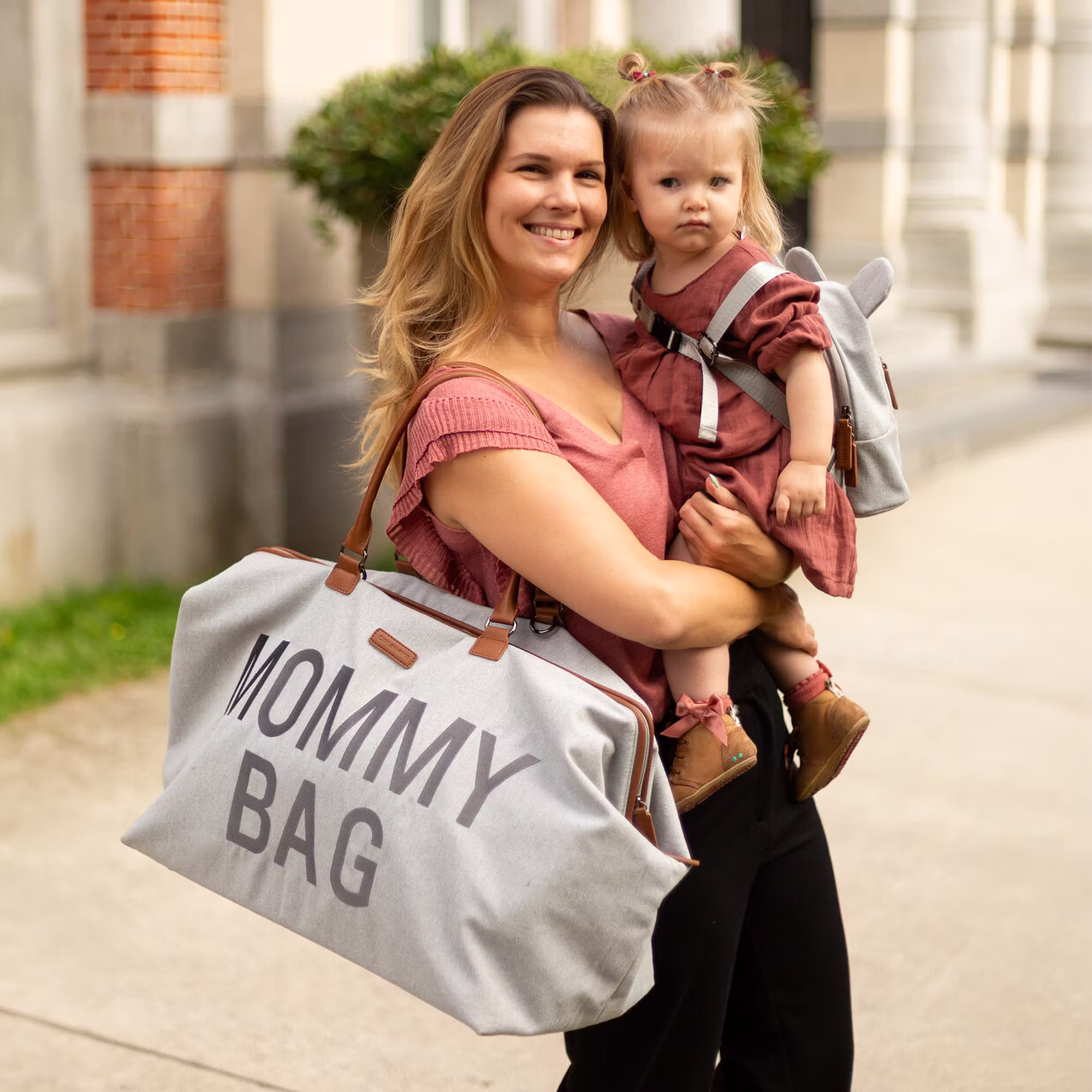 Mommy Bag® Wickeltasche Grau - Jamouz