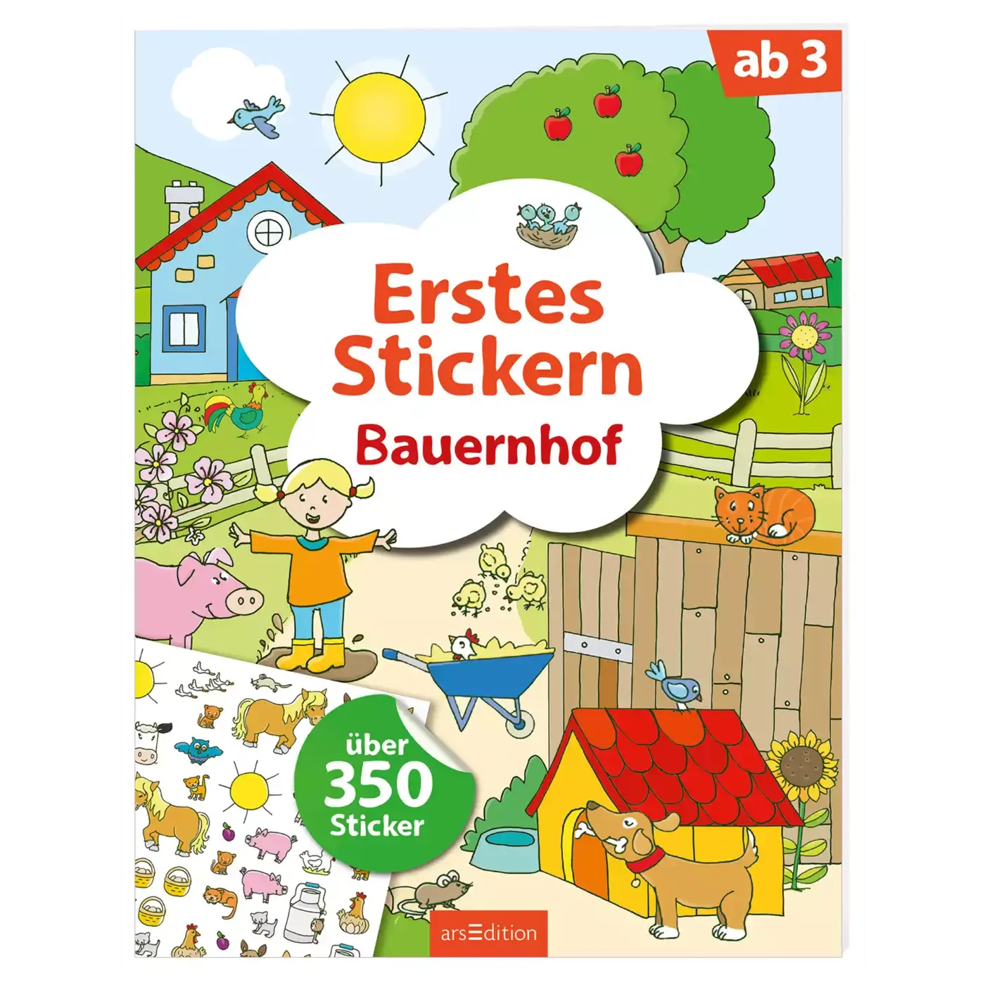Erstes Stickern Bauernhof - Jamouz