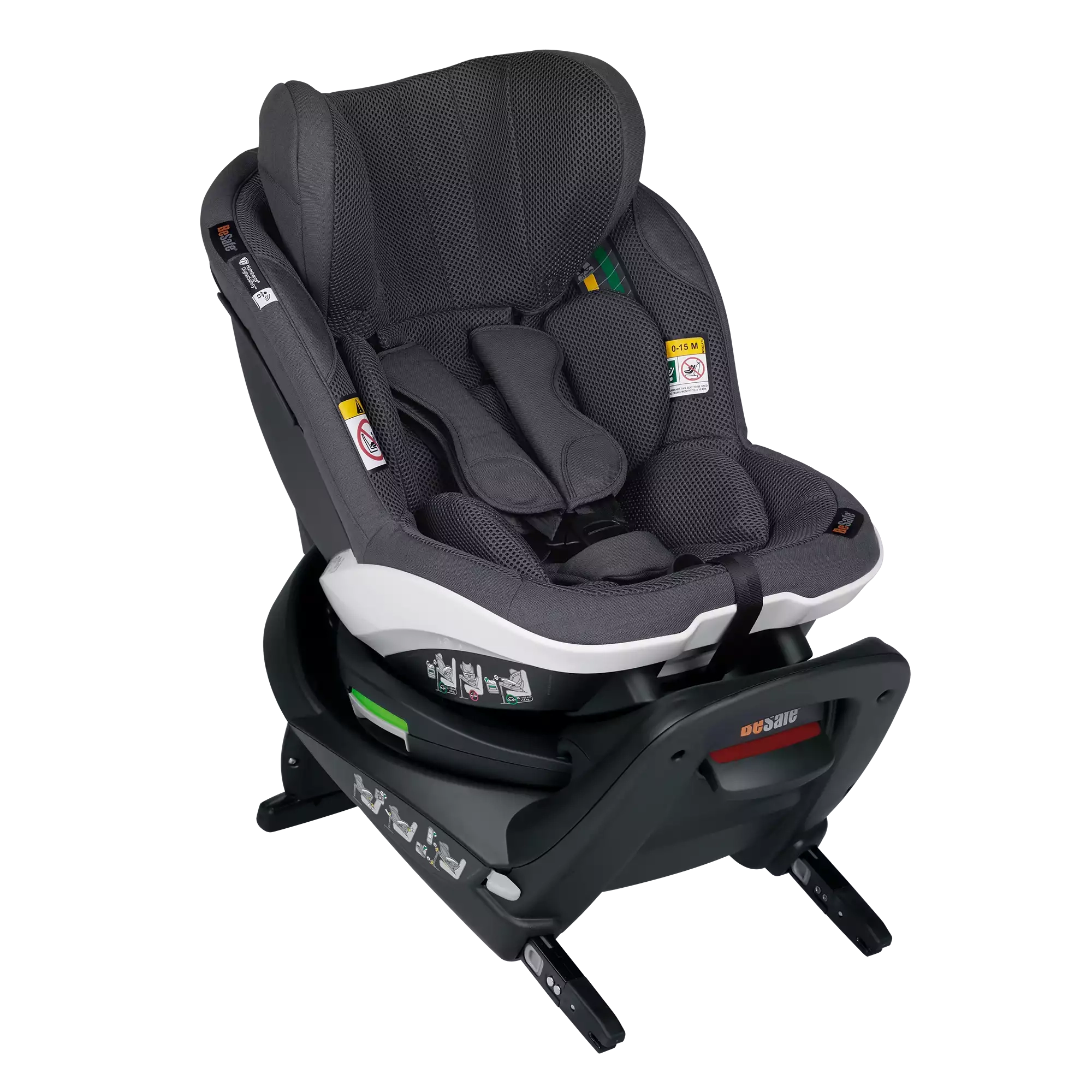 iZi Turn E-M i-Size Anthracite Mesh - Jamouz