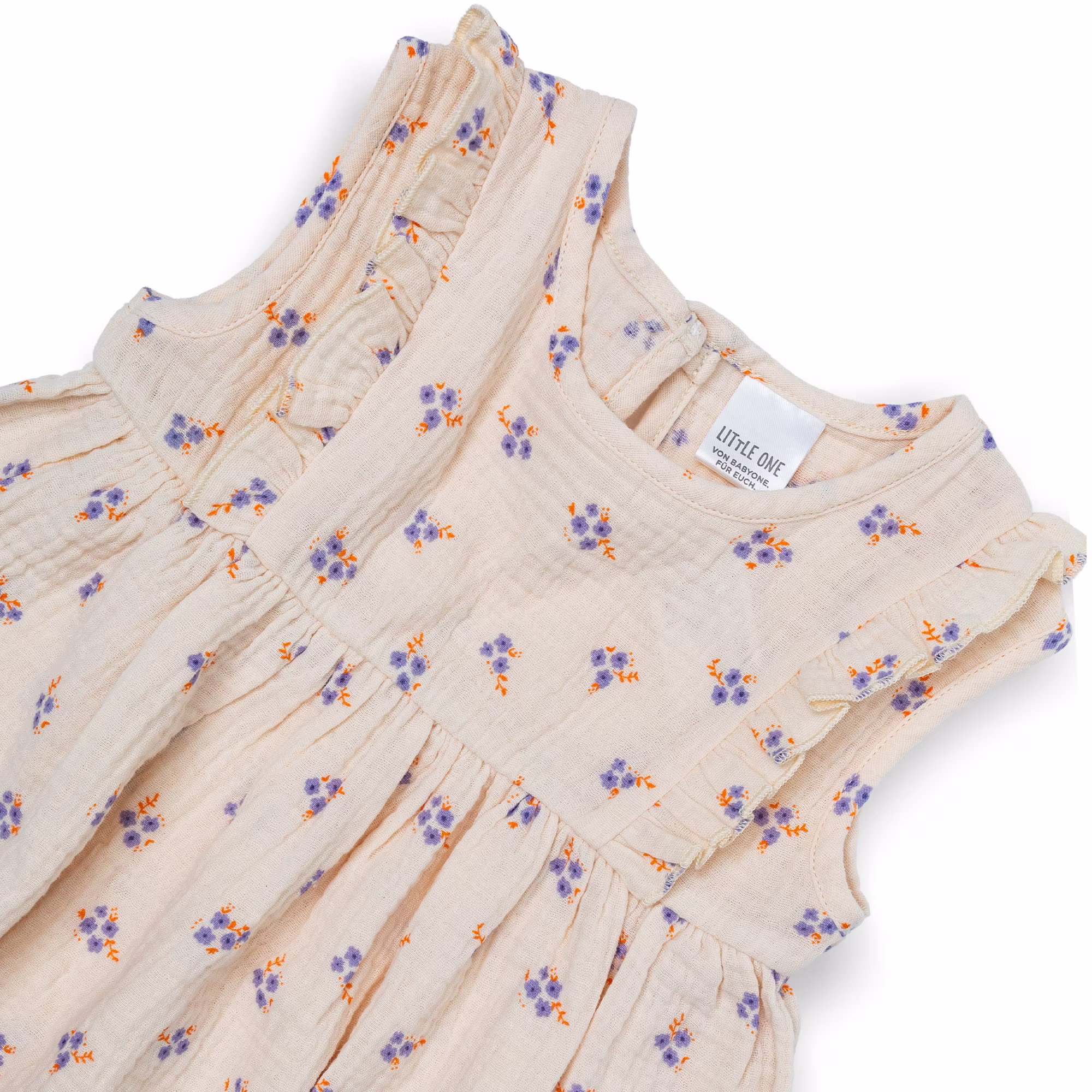 Muslin-Kleid Blumen - Jamouz