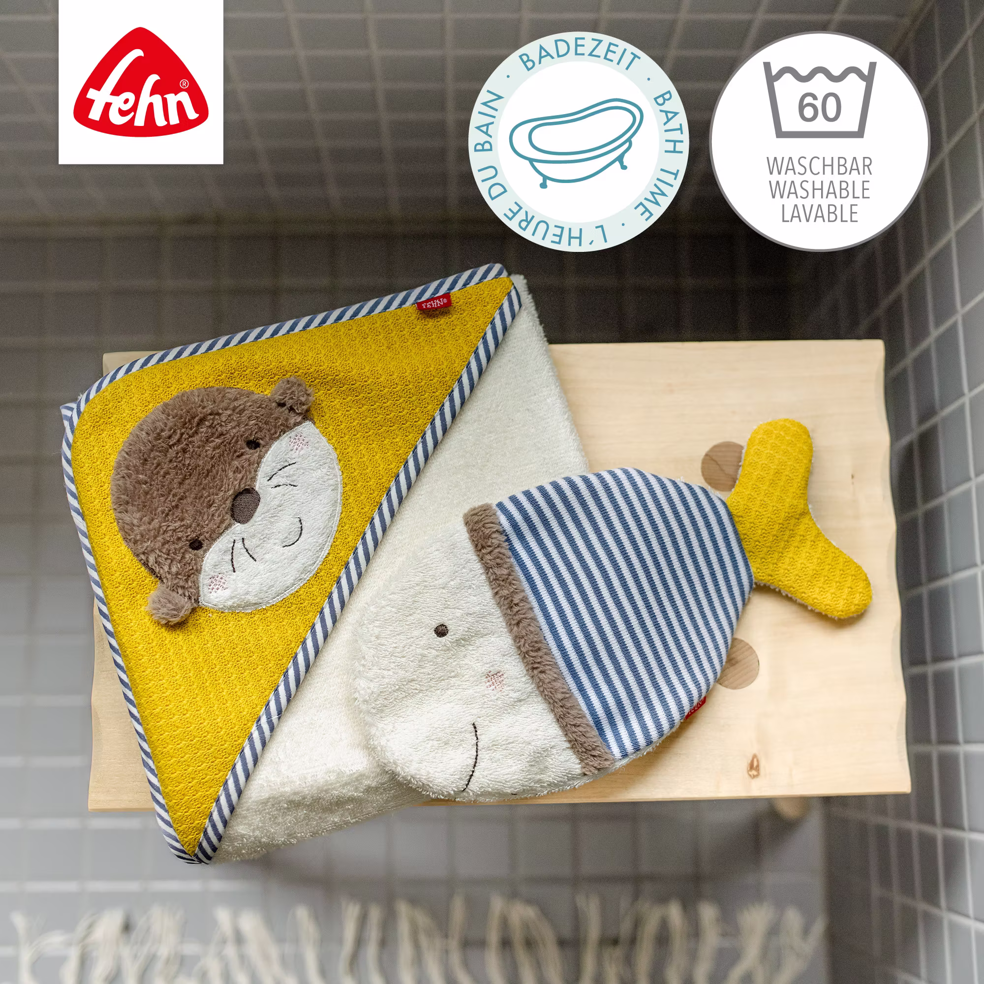 Waschhandschuh Fisch - Jamouz