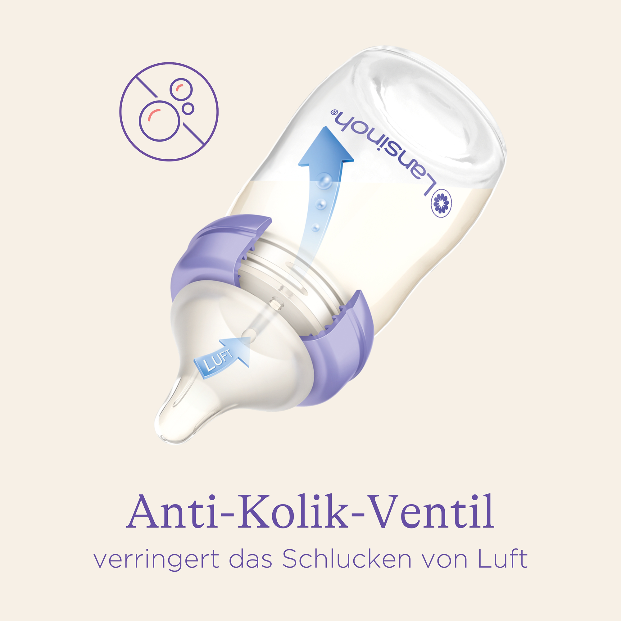 Set Babyflaschen NaturalWave Größe M - Jamouz