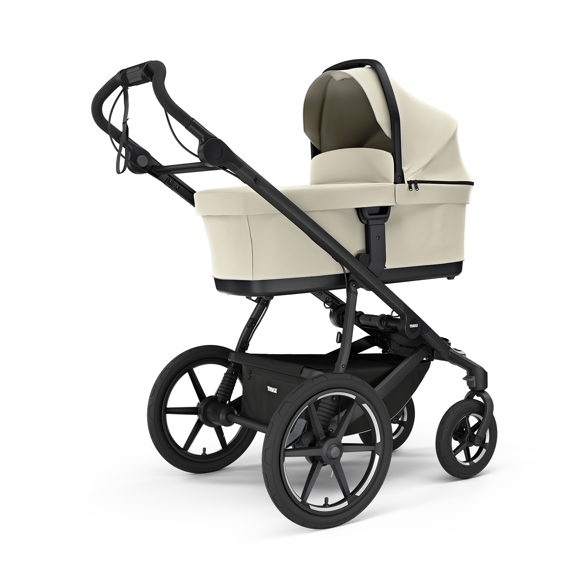 Set Urban Glide 4-wheel Soft Beige mit Wanne - Jamouz