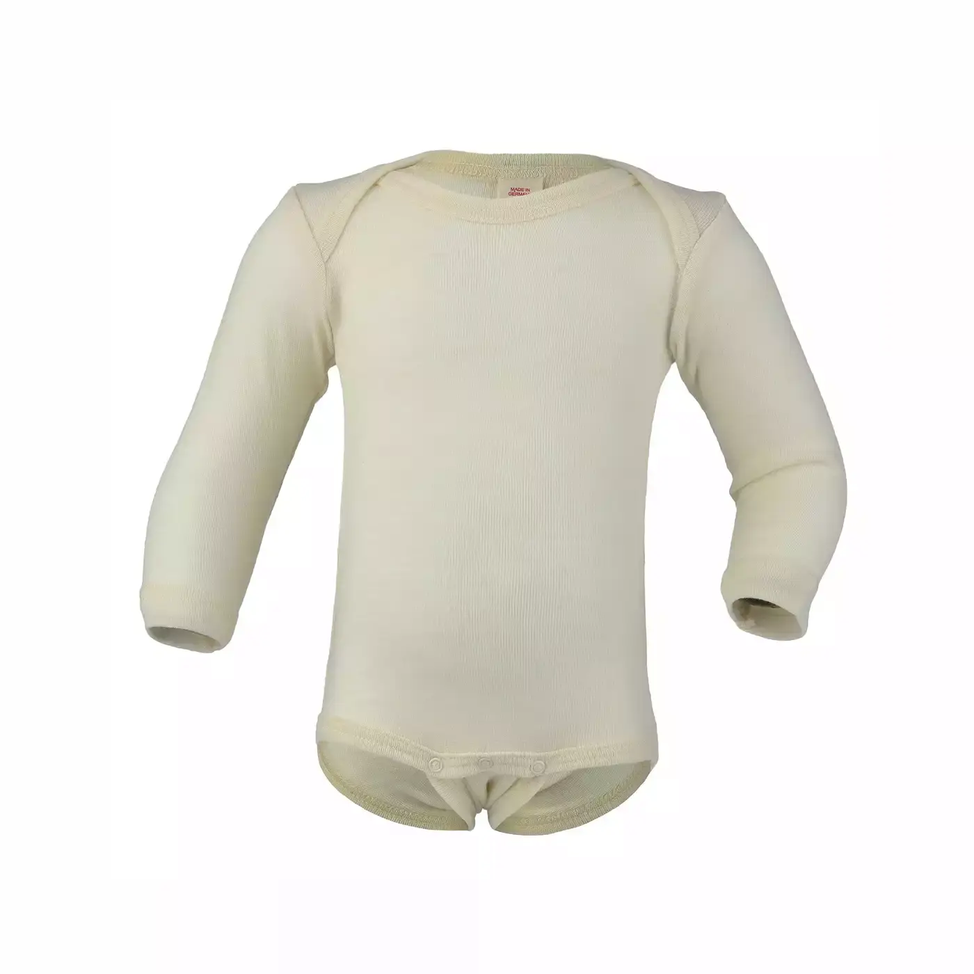 Langarmbody natur Wolle/Seide - Jamouz