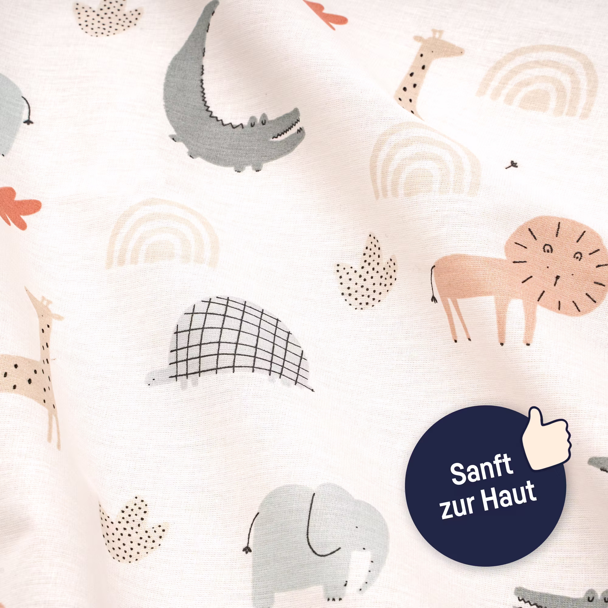 Schlafsack Organic Wild Friends 80cm - Jamouz