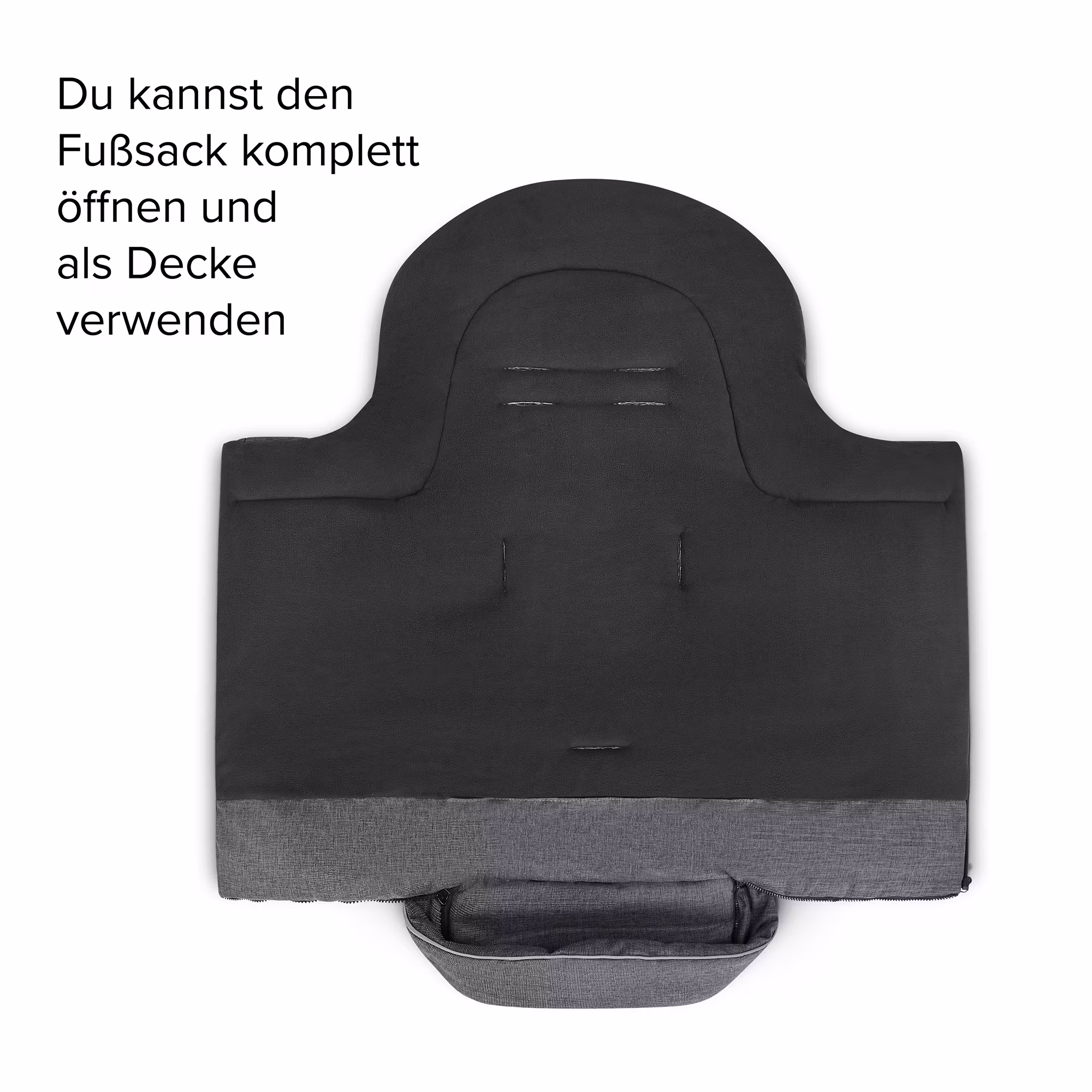 Winterfußsack Asphalt - Jamouz