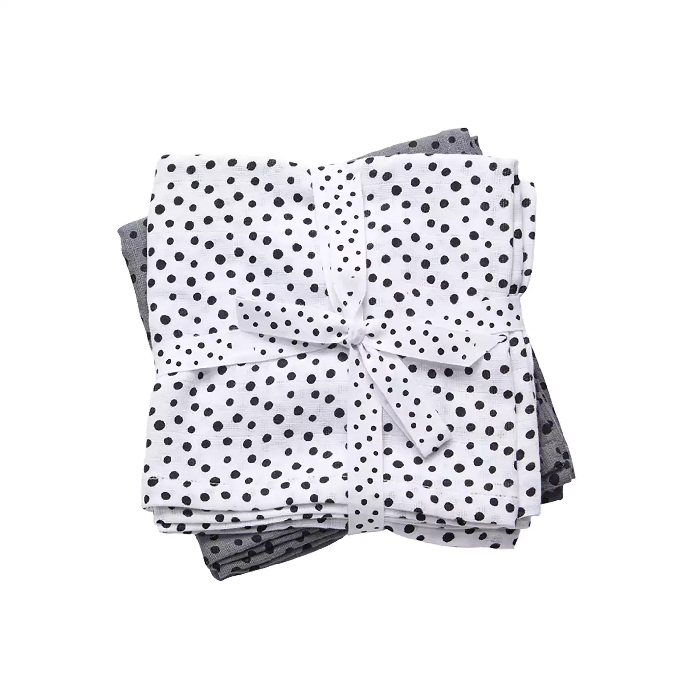 Mullwindeln Happy Dots Grey - Jamouz