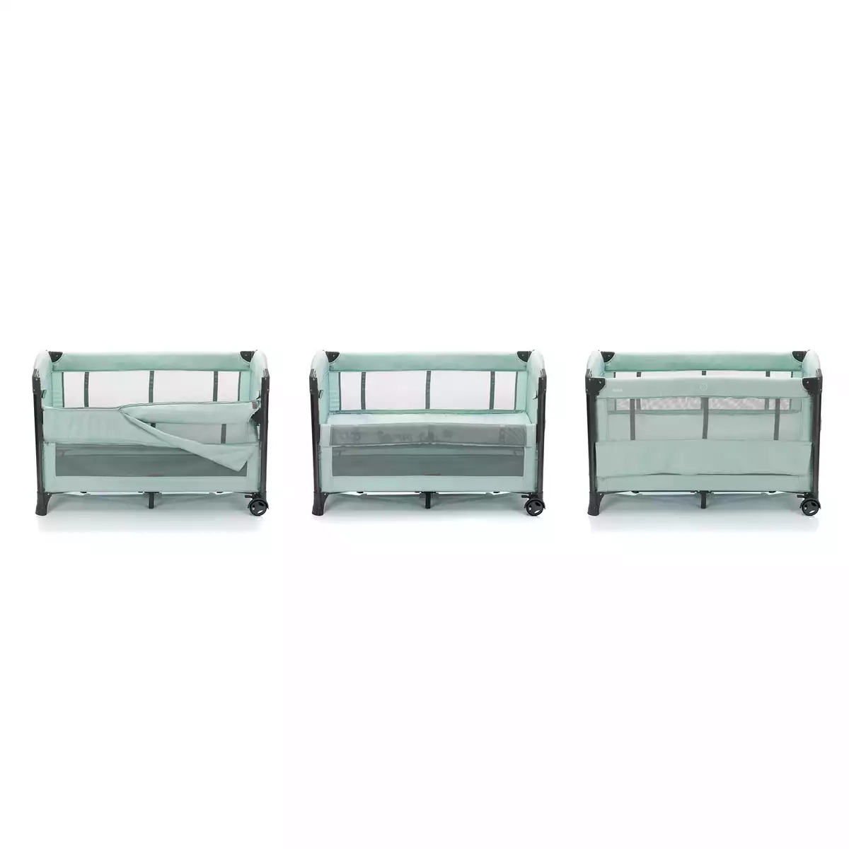 Beistellbett Zürich Mint - Jamouz
