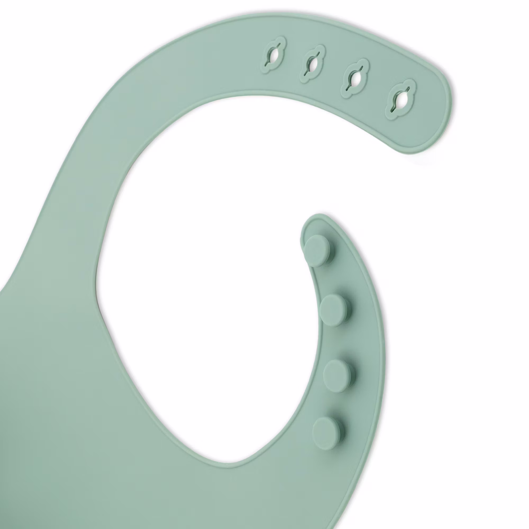 Silikon Lätzchen Ash Green - Jamouz
