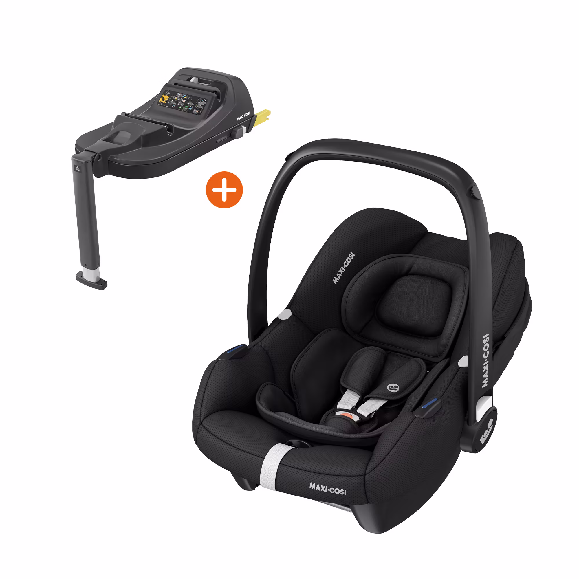 Set CabrioFix i-Size Essential Green mit Base - Jamouz