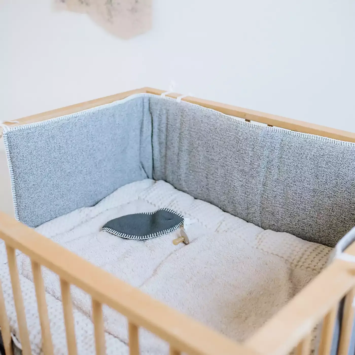 Krabbeldecke Amsterdam Steel Grey / Sand - Jamouz