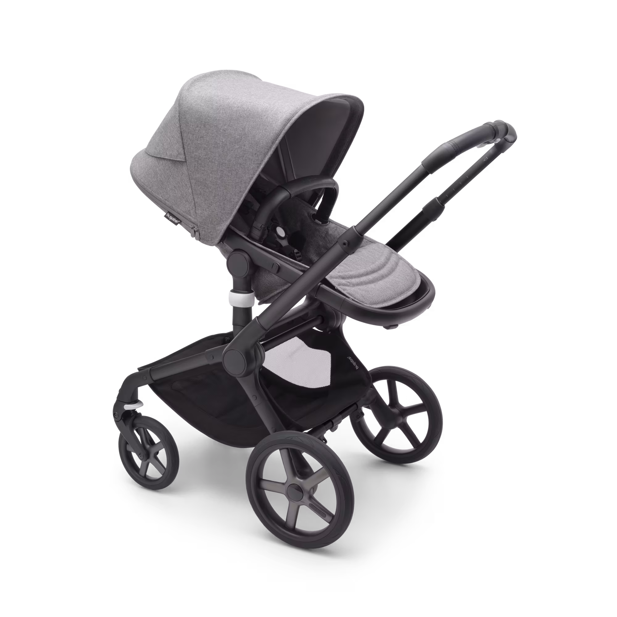 Fox 5 2-in-1 Komfort-Kinderwagen Schwarz/Forest Green - Jamouz