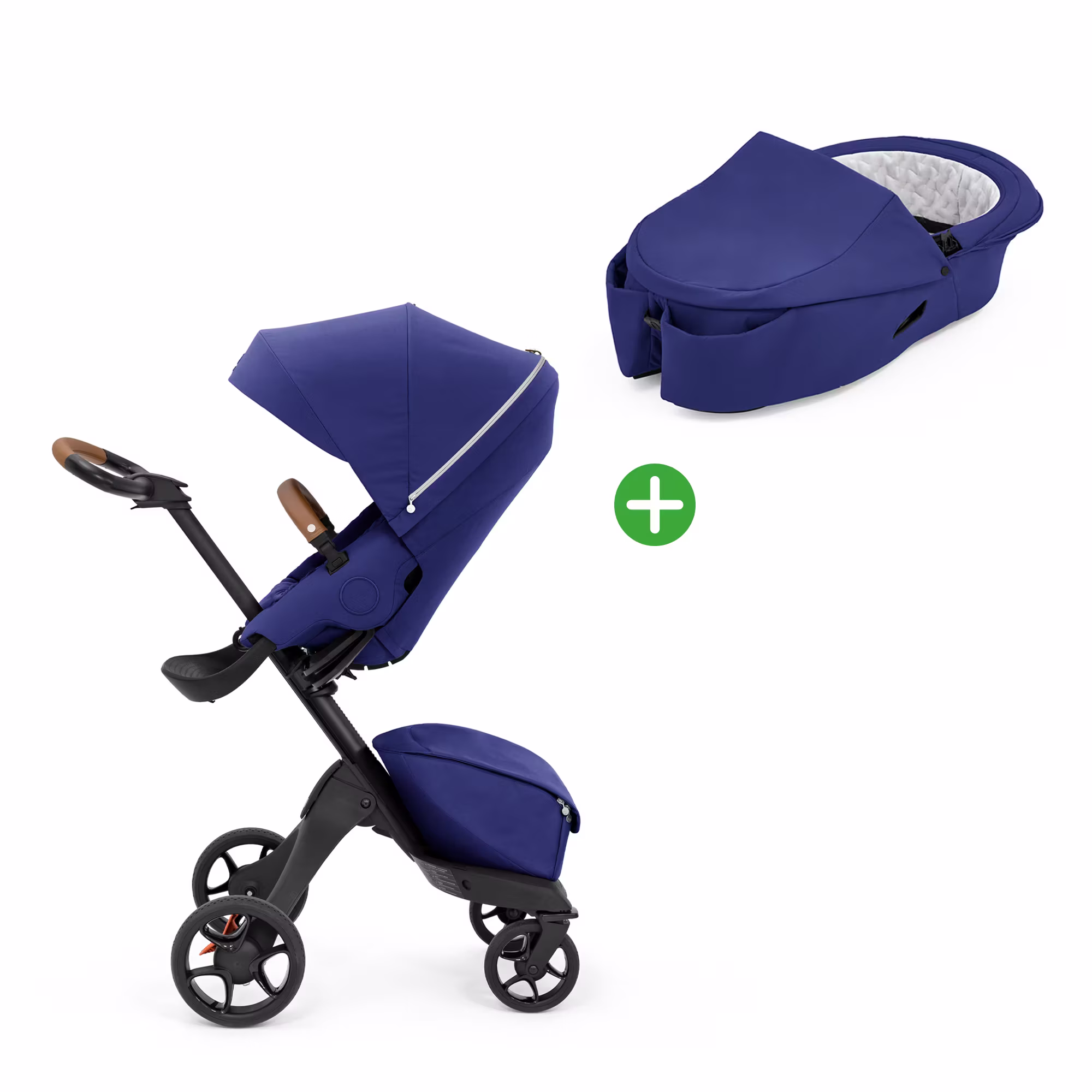 Set Xplory® X Cool Teal mit Babywanne - Jamouz